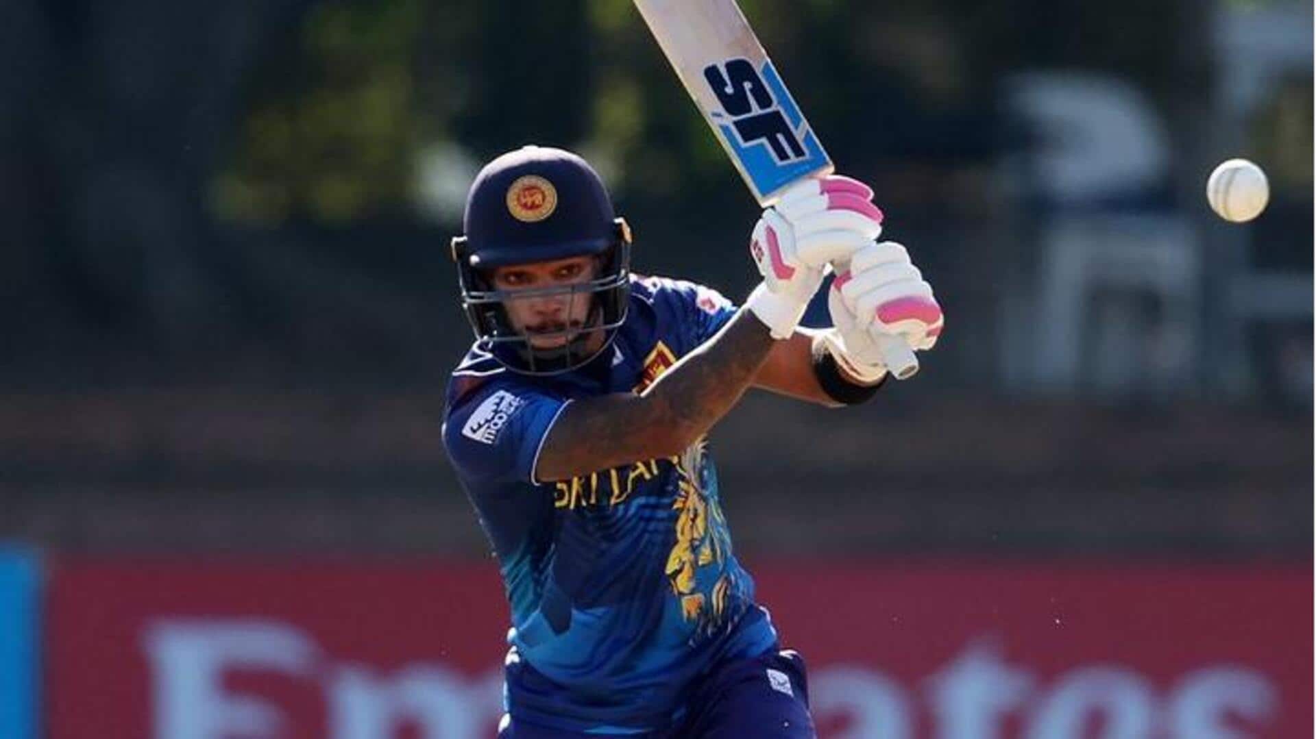 श्रीलंका बनाम संयुक्त अरब अमीरात: पथुम निसंका ने लगाया वनडे करियर का 8वां अर्धशतक, जानिए आंकड़े