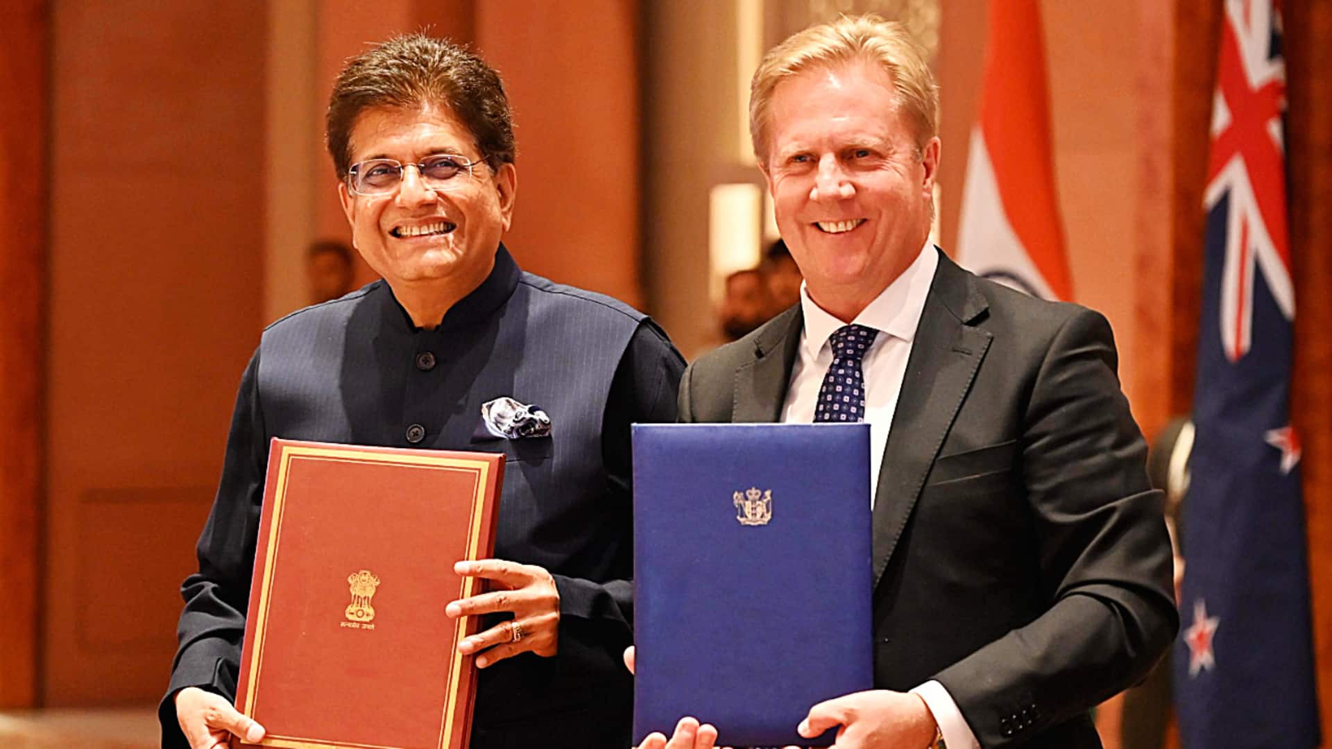 भारत और न्यूजीलैंड के बीच मुक्त व्यापार समझौते पर हस्ताक्षर, न्यूजीलैंड से नया सीखेंगे किसान