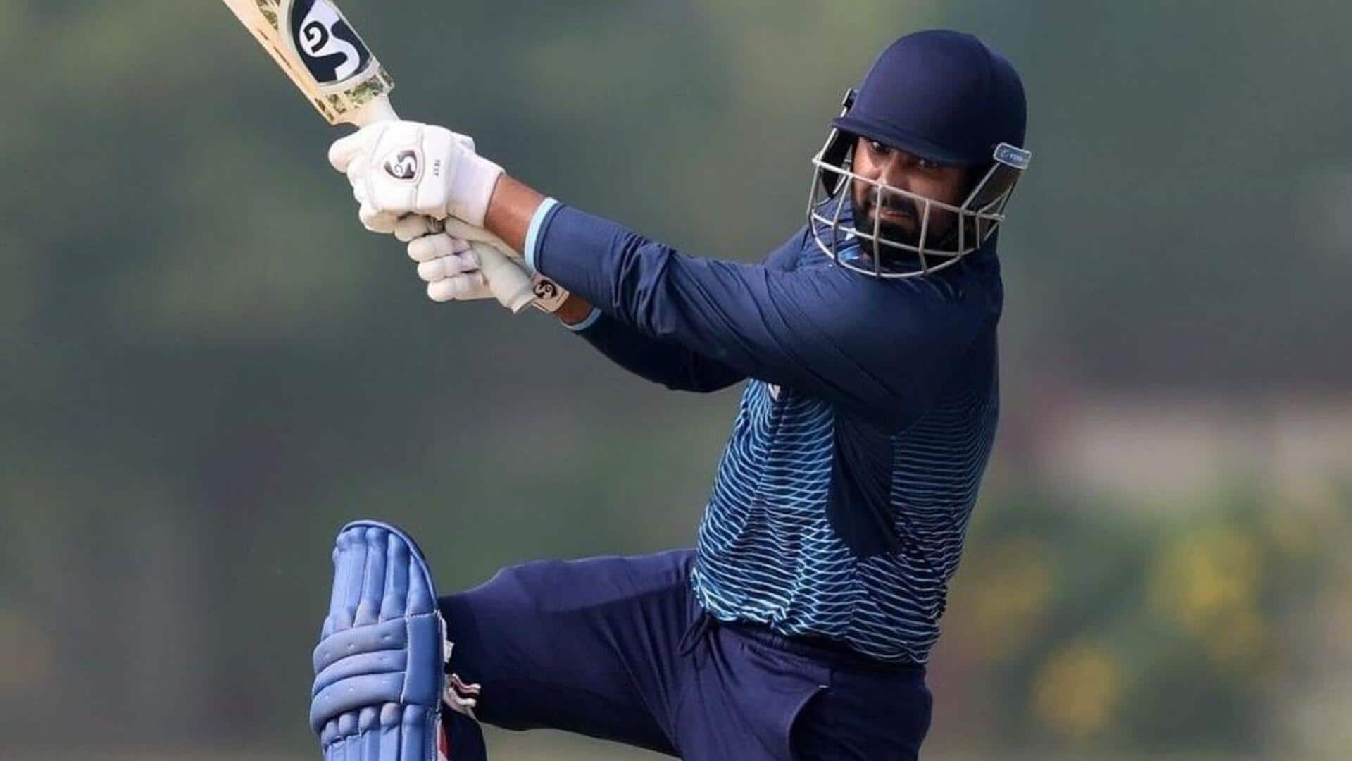 रणजी ट्रॉफी 2024: राहुल तेवतिया ने जड़ा अपने प्रथम श्रेणी करियर का पहला शतक, जानिए आंकड़े