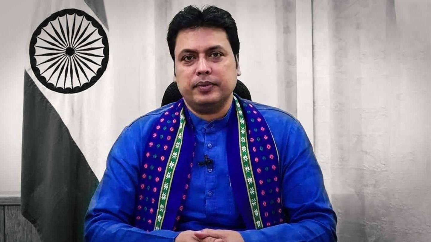 त्रिपुरा के मुख्यमंत्री ने ट्वीट कर दी खुशखबरी त्रिपुरा के मुख्यमंत्री ने ट्वीट कर दी खुशखबरी