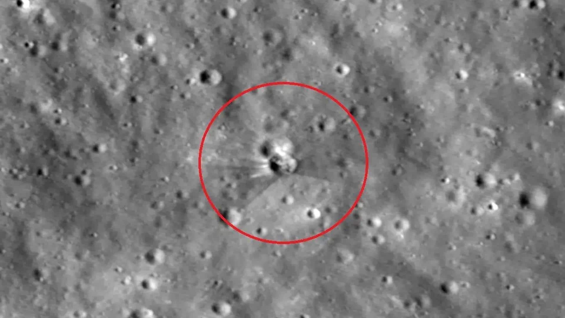 चांद पर स्पेस-X रॉकेट की टक्कर से बना बड़ा गड्ढा, नासा ने जारी की तस्वीरें