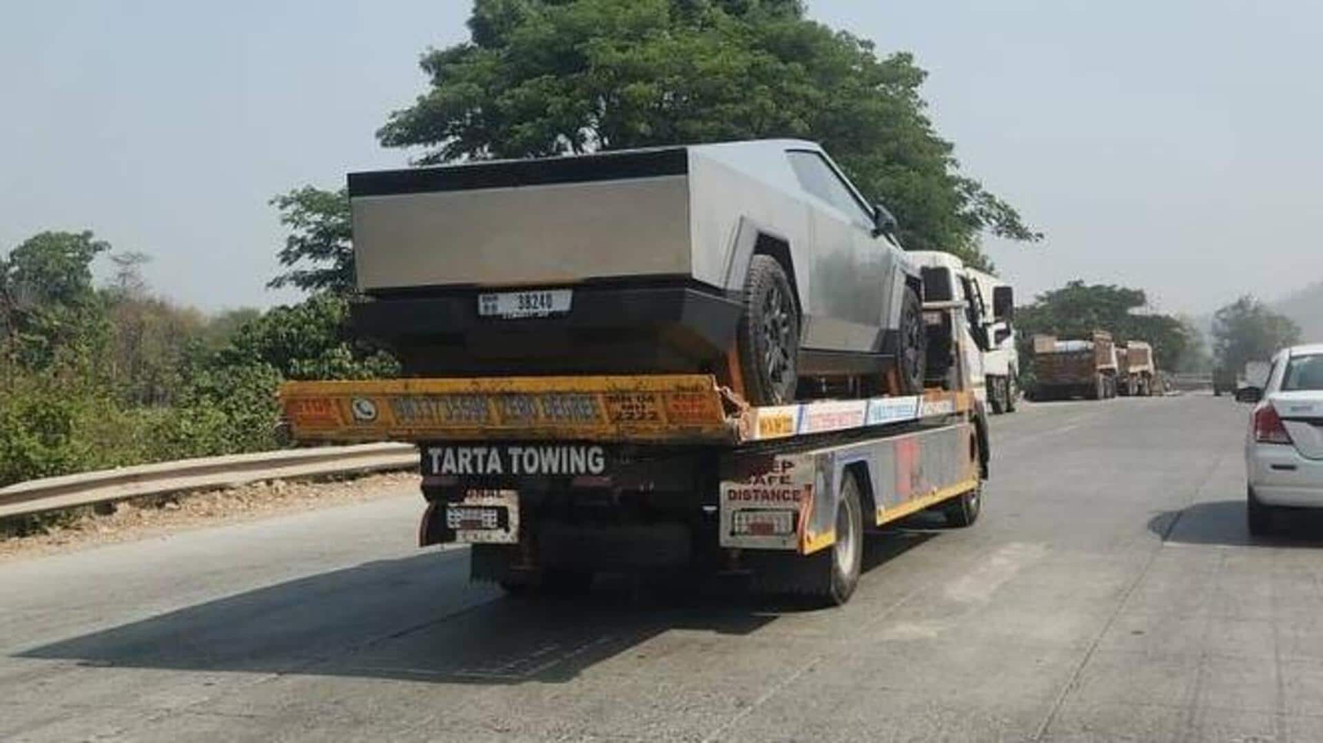 टेस्ला साइबरट्रक भारत में आया नजर, जानिए क्या है कंपनी की मंशा टेस्ला साइबरट्रक भारत में आया नजर, जानिए क्या है कंपनी की मंशा