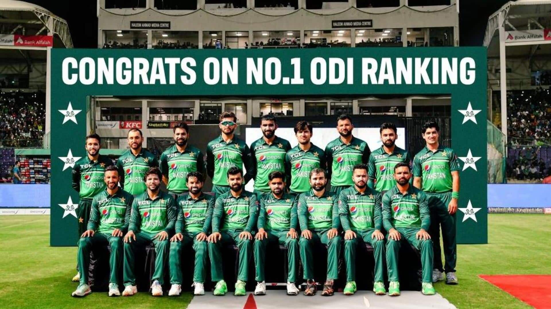 एशिया कप से पहले पाकिस्तान नंबर-1 वनडे टीम बनी, ऑस्ट्रेलिया को पीछे छोड़ा
