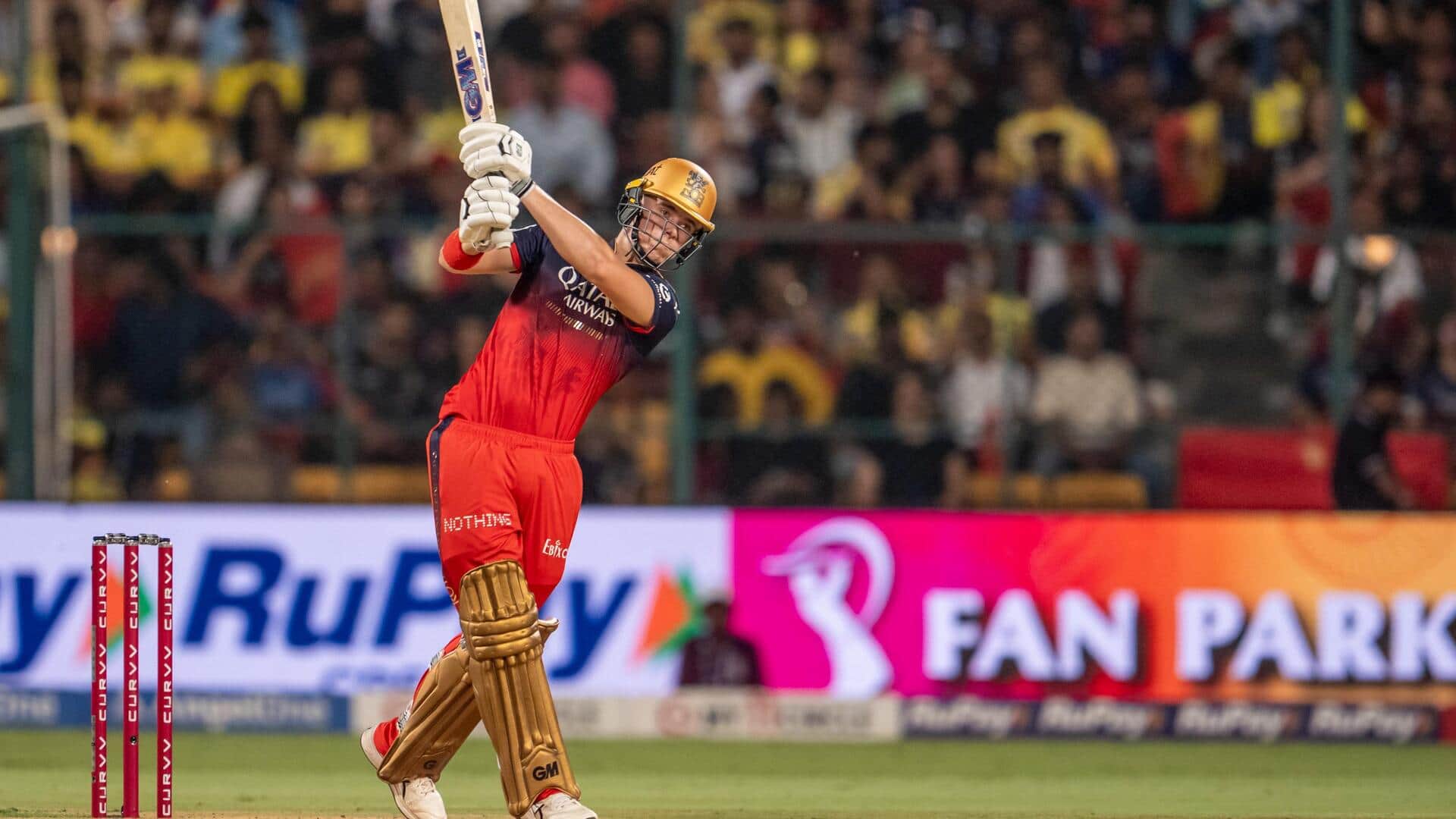 RCB बनाम CSK: जेकब बेथेल ने जड़ा IPL करियर का पहला अर्धशतक, जानिए उनके आंकड़े RCB बनाम CSK: जेकब बेथेल ने जड़ा IPL करियर का पहला अर्धशतक, जानिए उनके आंकड़े