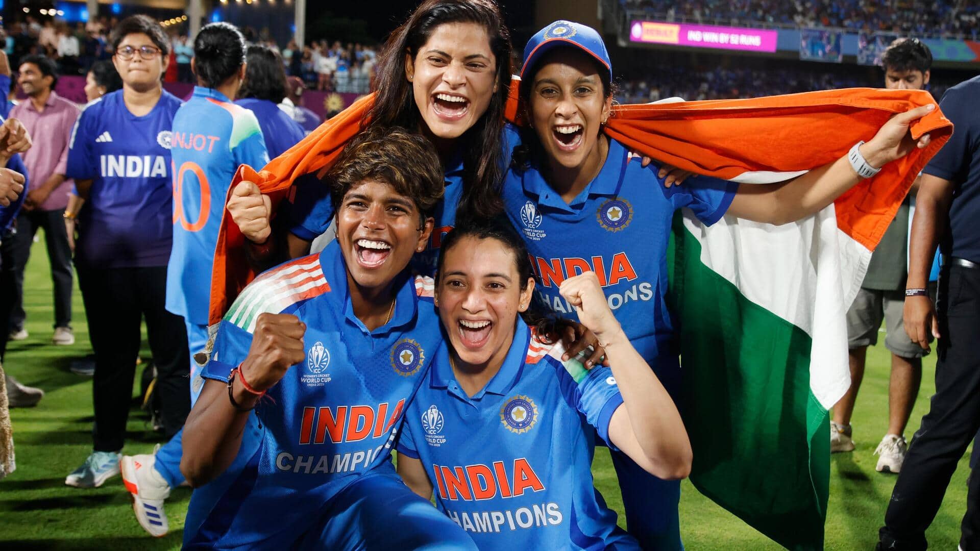 भारत बना विश्व चैंपियन, पहली बार जीता महिला वनडे विश्व कप का खिताब 