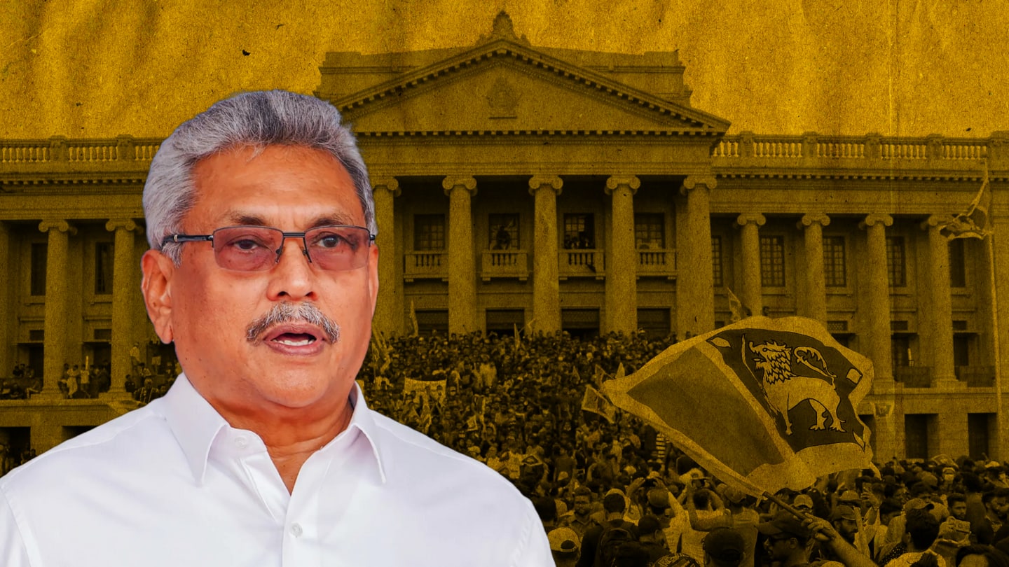 श्रीलंका: 13 जुलाई को इस्तीफा देंगे राष्ट्रपति, भीड़ ने फूंका प्रधानमंत्री विक्रमसिंघे का आवास