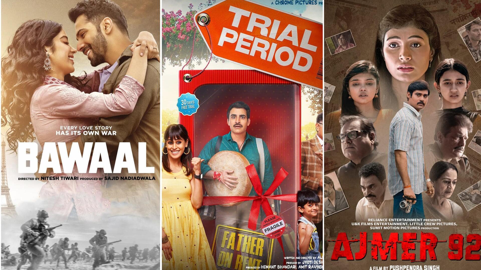 'बवाल' से 'अजमेर 92' तक, OTT और सिनेमाघरों में इस हफ्ते होगा मनाेरंजन का धमाका