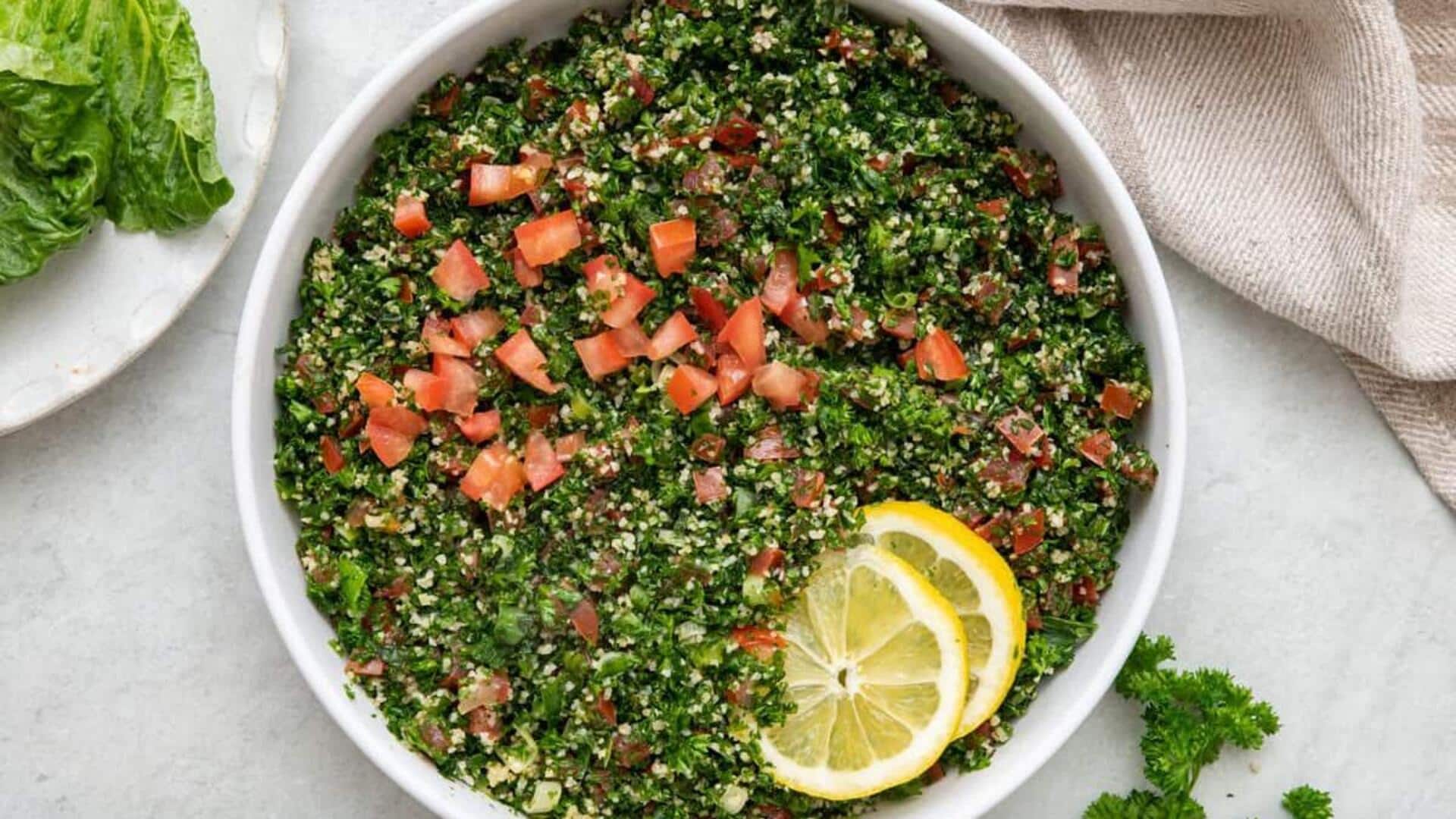 पार्सले और दलिया का स्वादिष्ट सलाद है तब्बूले, जानिए इसे बनाने का तरीका