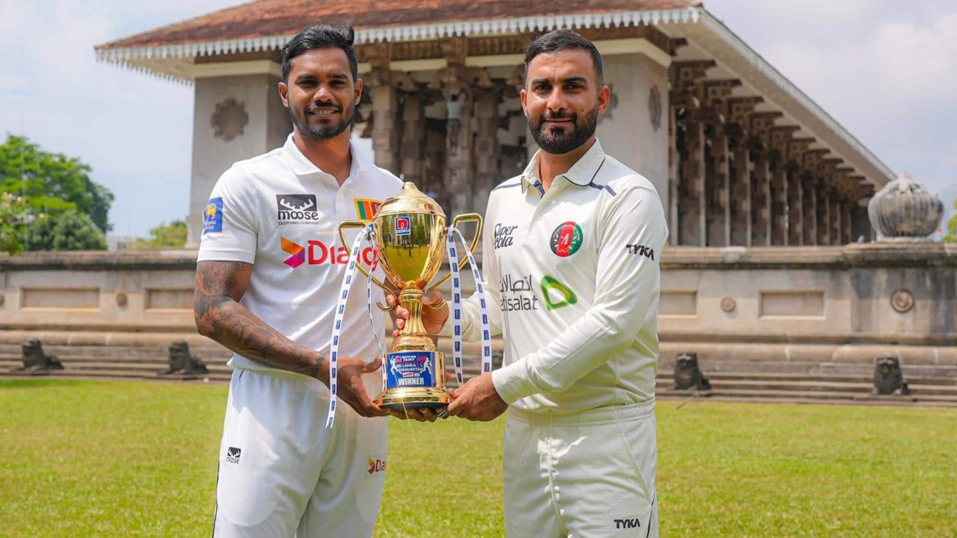 श्रीलंका बनाम अफगानिस्तान: एकमात्र टेस्ट मैच की संभावित टीम, प्रीव्यू और आंकड़े