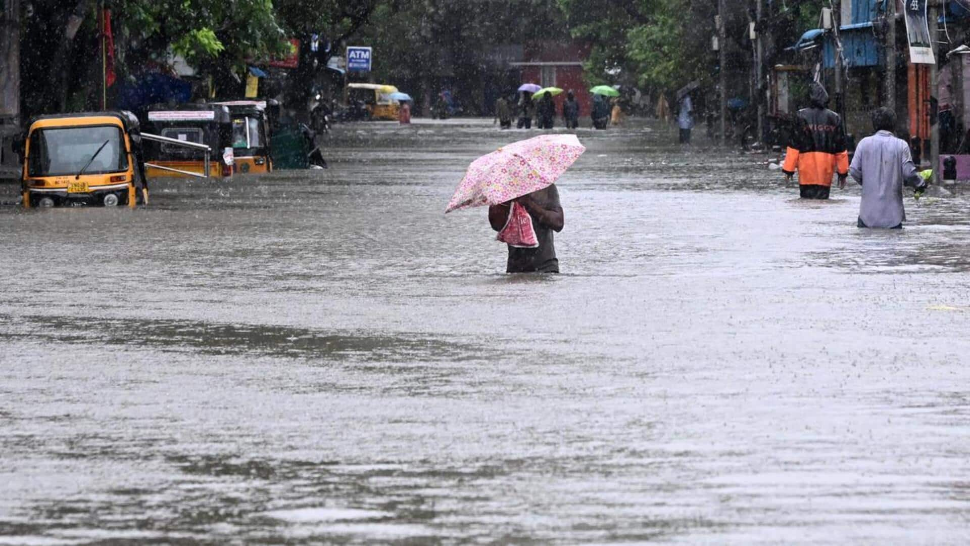 चक्रवात 'फेंगल' से तमिलनाडु और पुदुचेरी में बाढ़ के हालत, जानिए क्या हुआ नुकसान 