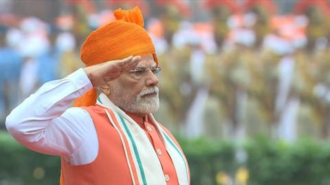 स्वतंत्रता दिवस 2025: प्रधानमंत्री नरेंद्र मोदी ने लगातार 12वीं बार लाल किले पर किया ध्वजारोहण