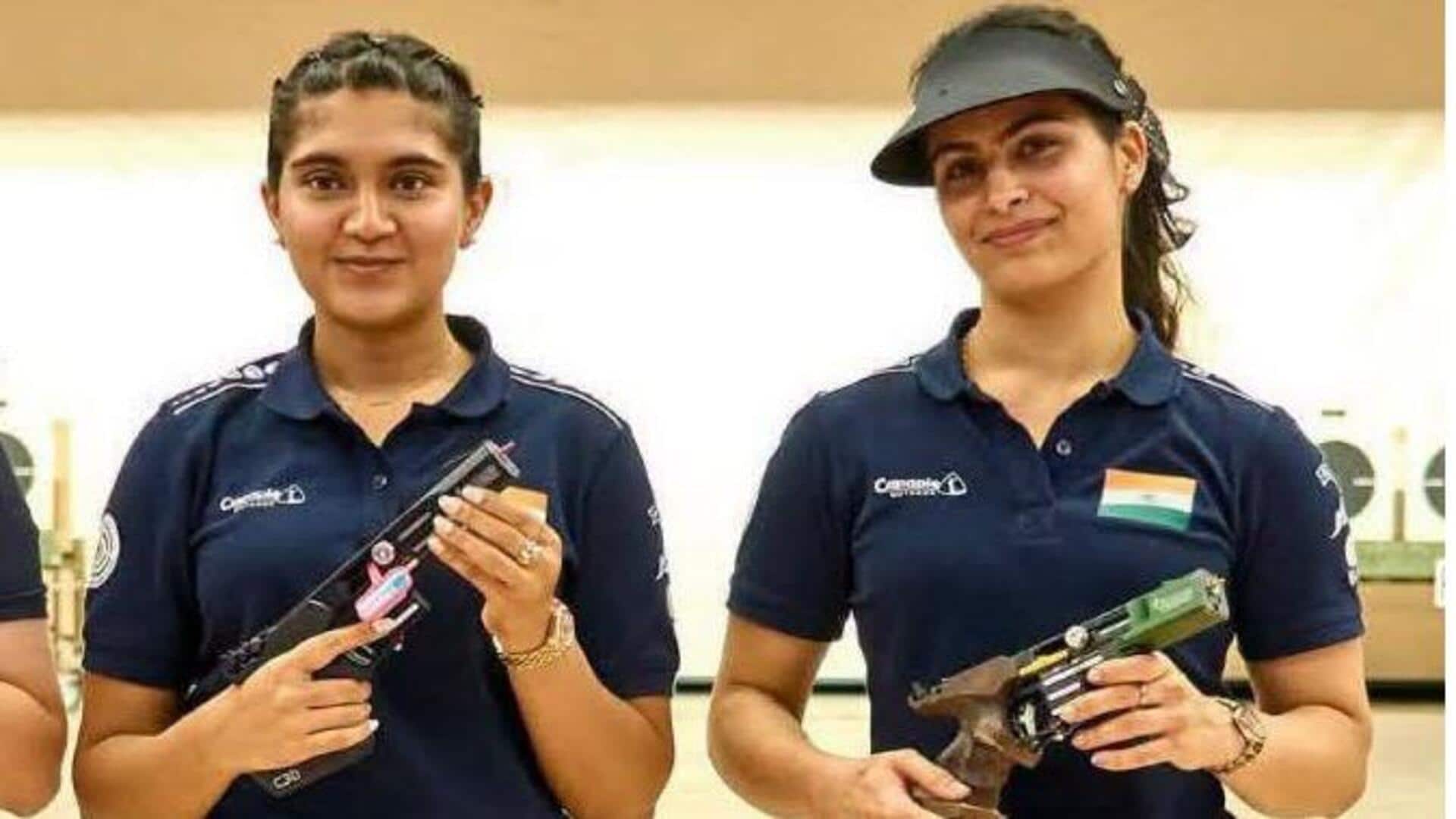 ISSF विश्व कप: ईशा सिंह ने जीता स्वर्ण, मनु भाकर ने कांस्य पदक किया अपने नाम