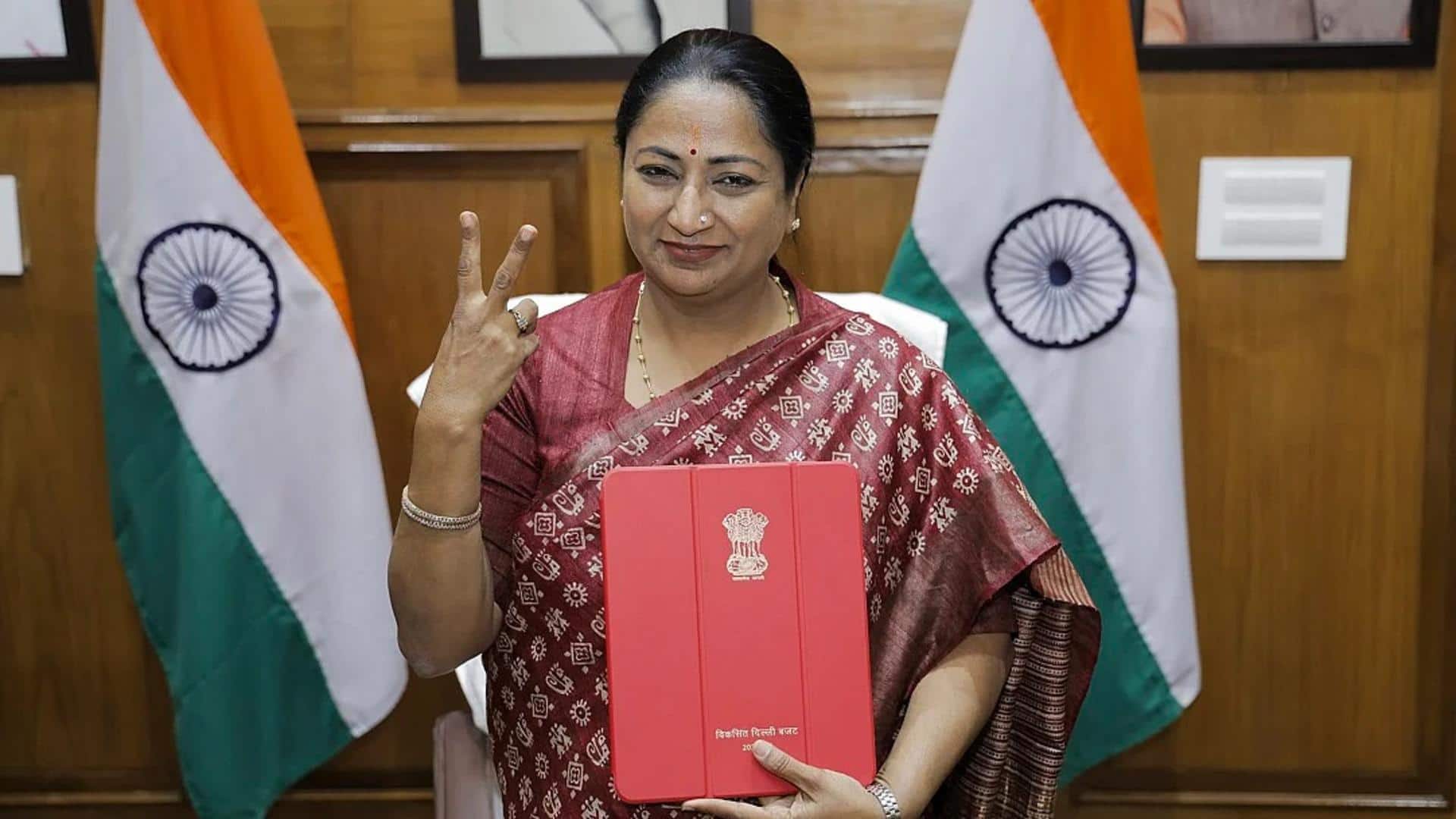 दिल्ली का बजट पेश: महिलाओं को 1,500 रुपये प्रतिमाह, होली-दिवाली पर मुफ्त सिलेंडर मिलेगा