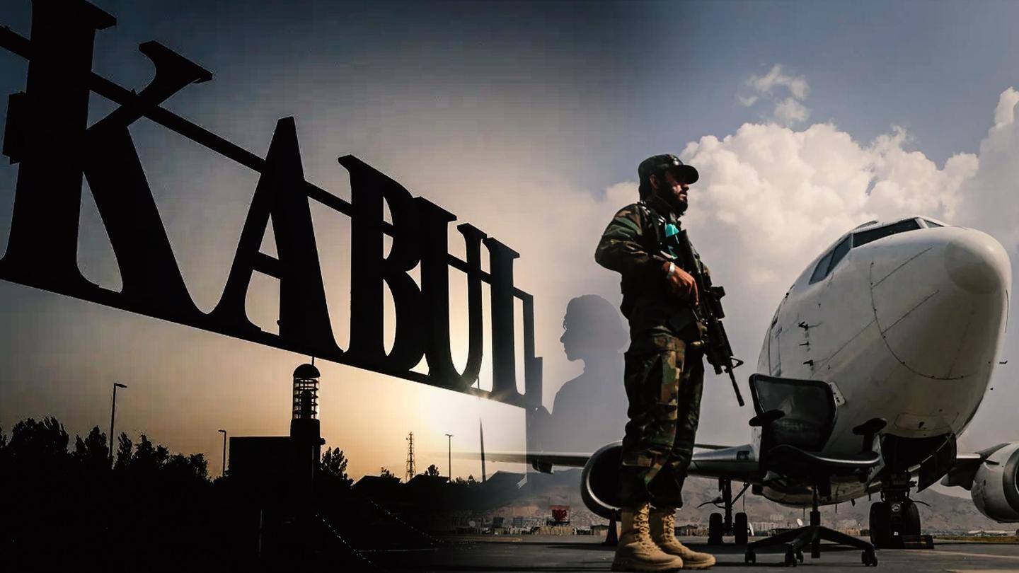 तालिबान के नियंत्रण के बाद सोमवार को काबुल में उतरा पहला विदेशी कमर्शियल विमान