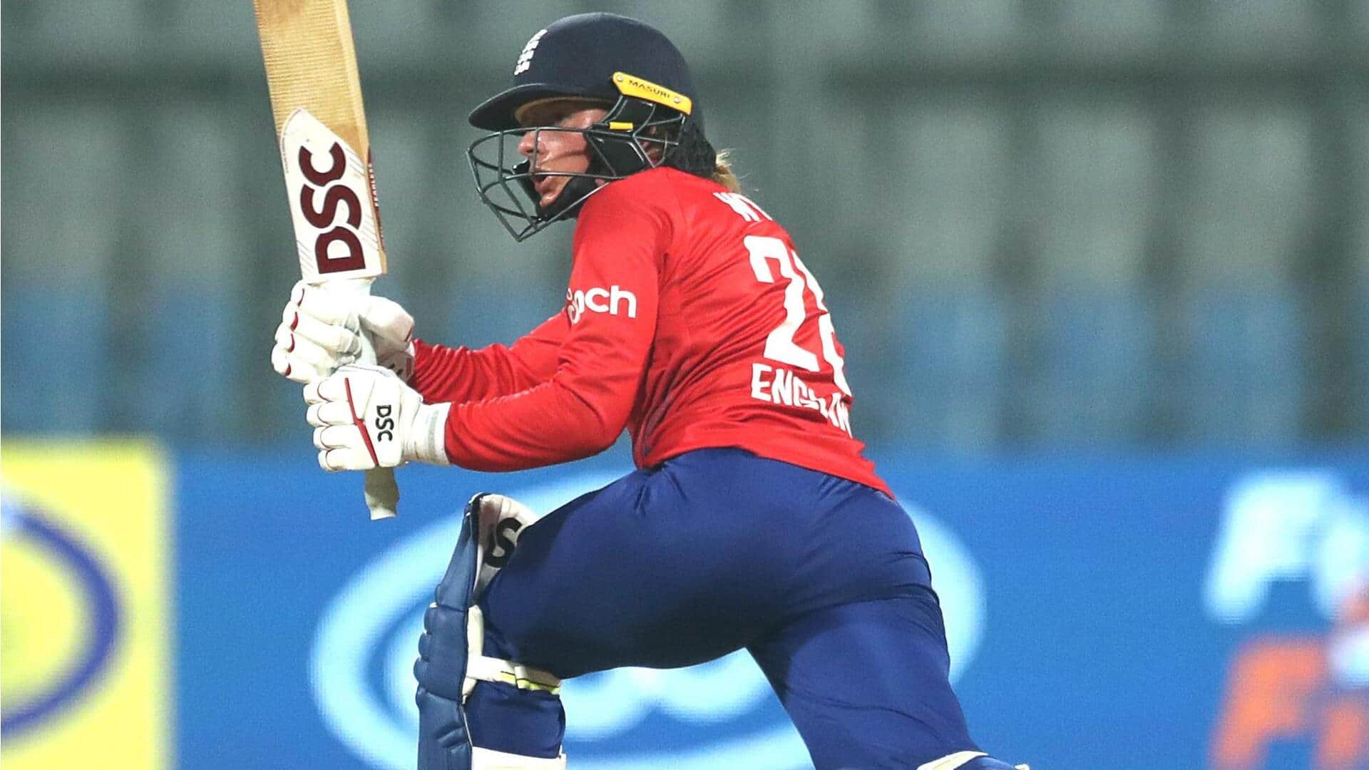 भारत बनाम इंग्लैंड: डेनिएल वायट ने जड़ा 13वां टी-20 अंतरराष्ट्रीय अर्धशतक, जानिए उनके आंकड़े