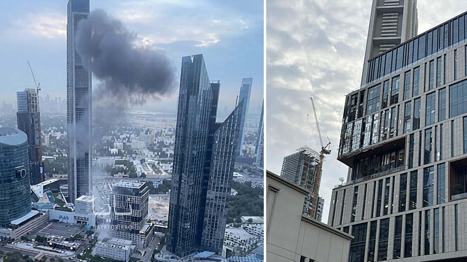 दुबई में ईरान का ड्रोन हमला, इमारत क्षतिग्रस्त; सामने आया वीडियो