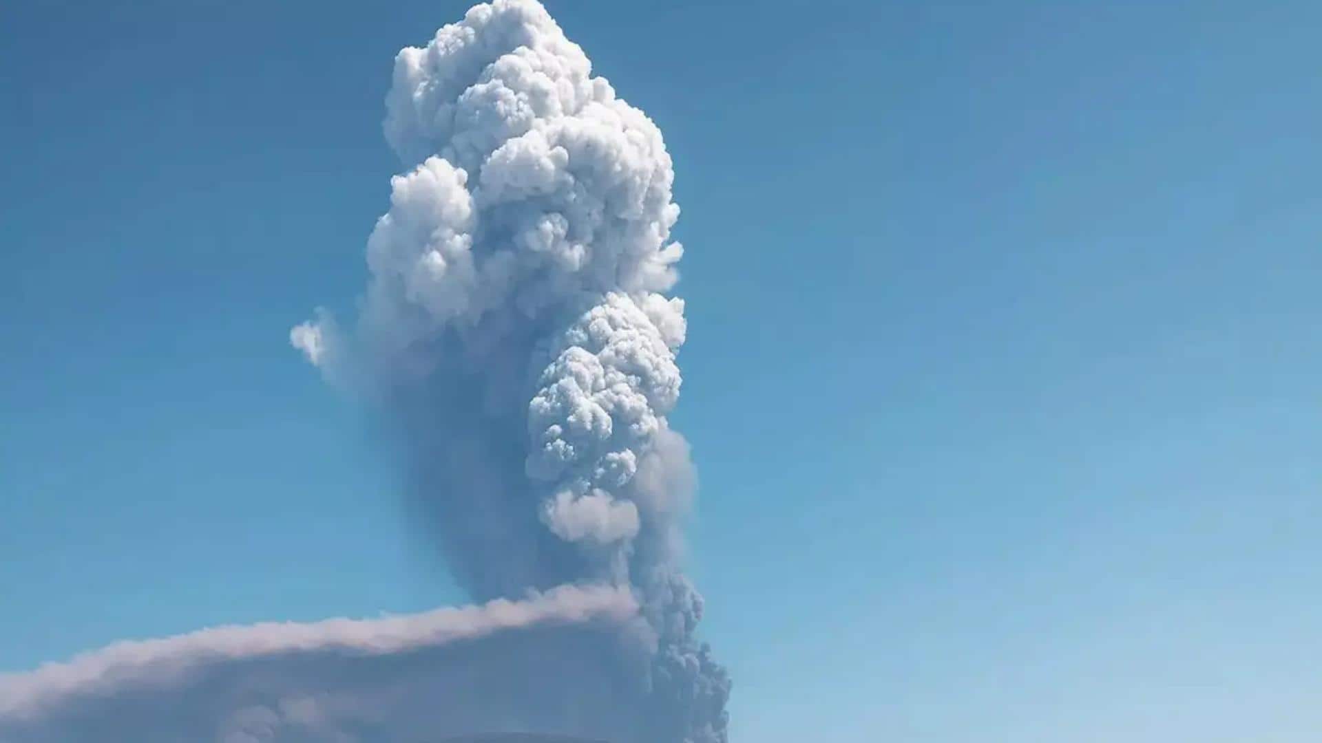 इथियोपिया में फटे ज्वालामुखी की राख दिल्ली पहुंची; कई उड़ानें रद्द, एयरलाइंस के लिए अलर्ट जारी