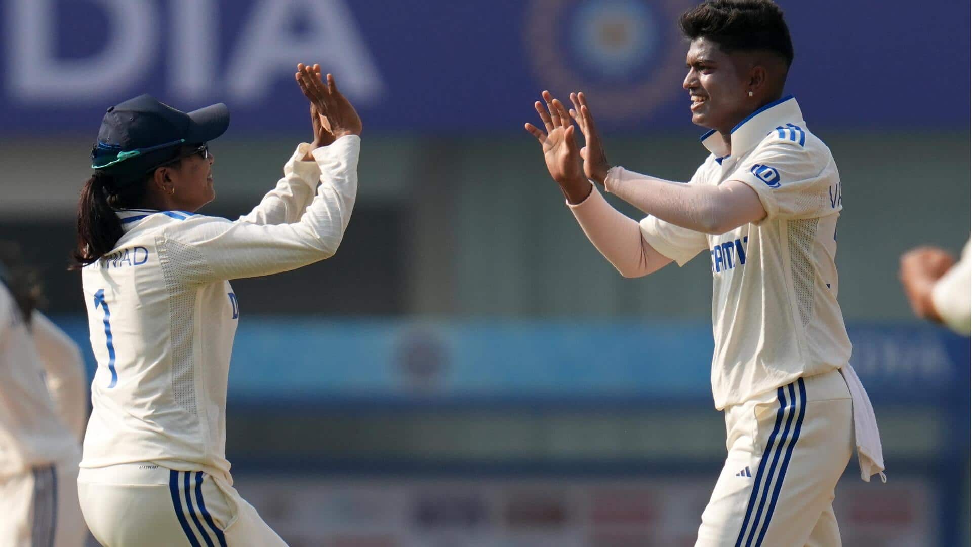 भारत बनाम इंग्लैंड: पूजा वस्त्रकार ने की टेस्ट करियर की सर्वश्रेष्ठ गेंदबाजी, जानिए आंकड़े