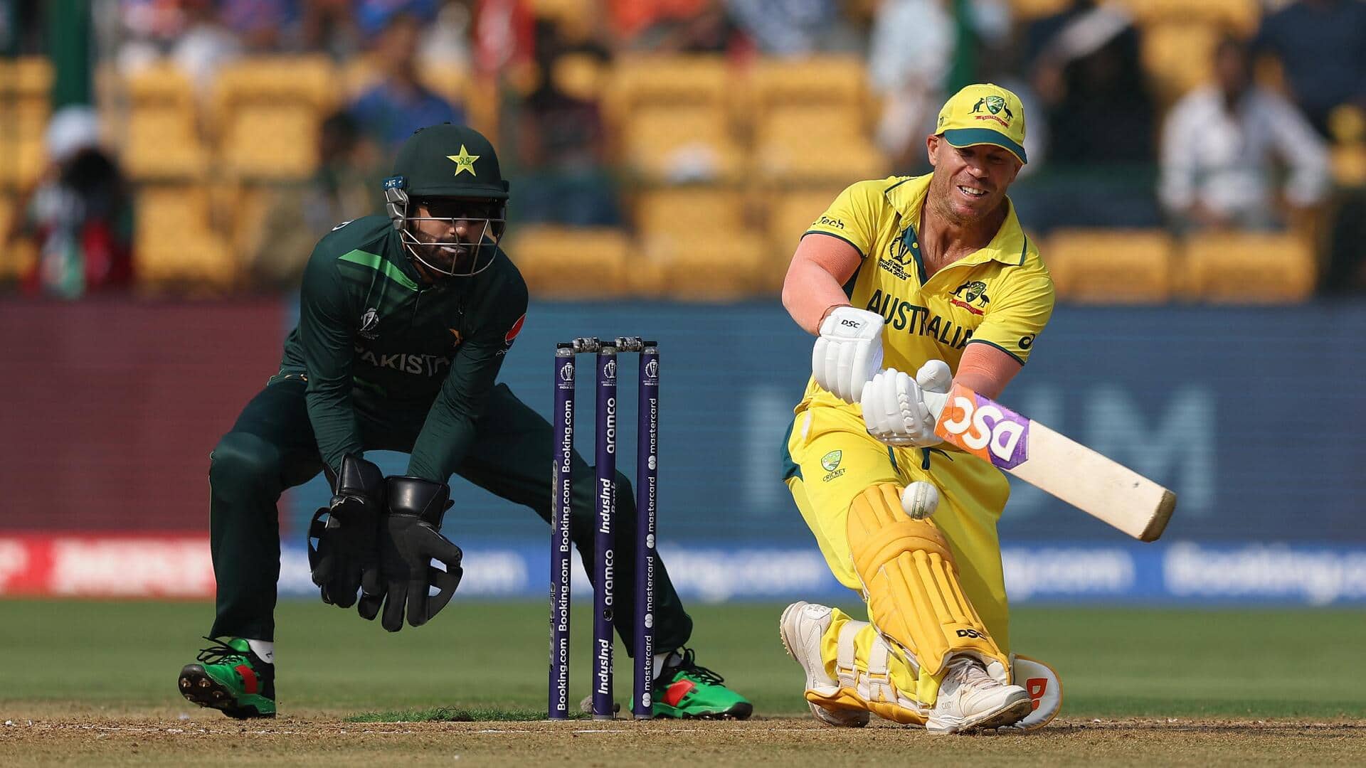 ऑस्ट्रेलिया ने विश्व कप के इतिहास में पाकिस्तान के खिलाफ बनाया अपना सबसे बड़ा स्कोर