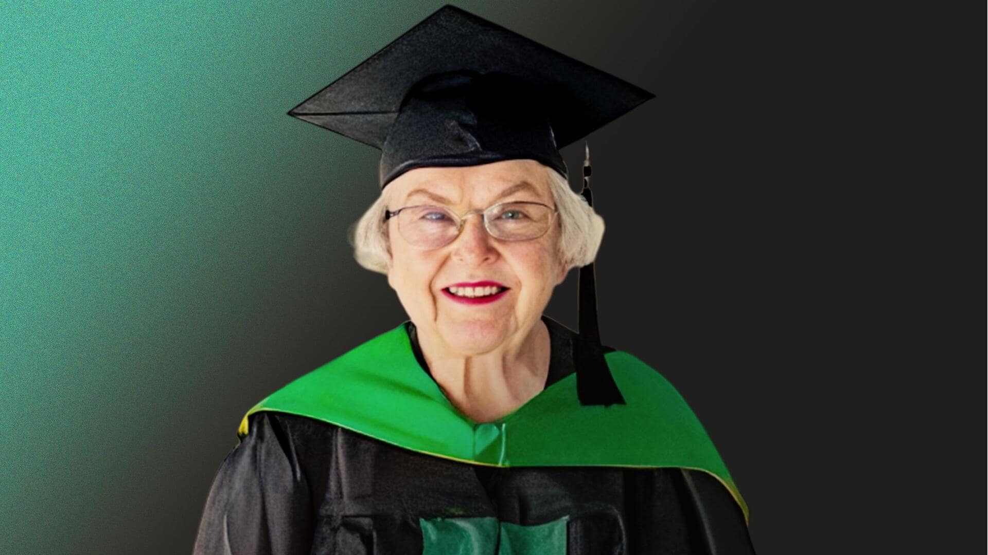 अमेरिका: 90 साल की उम्र में महिला ने हासिल की मास्टर डिग्री, कायम की मिसाल