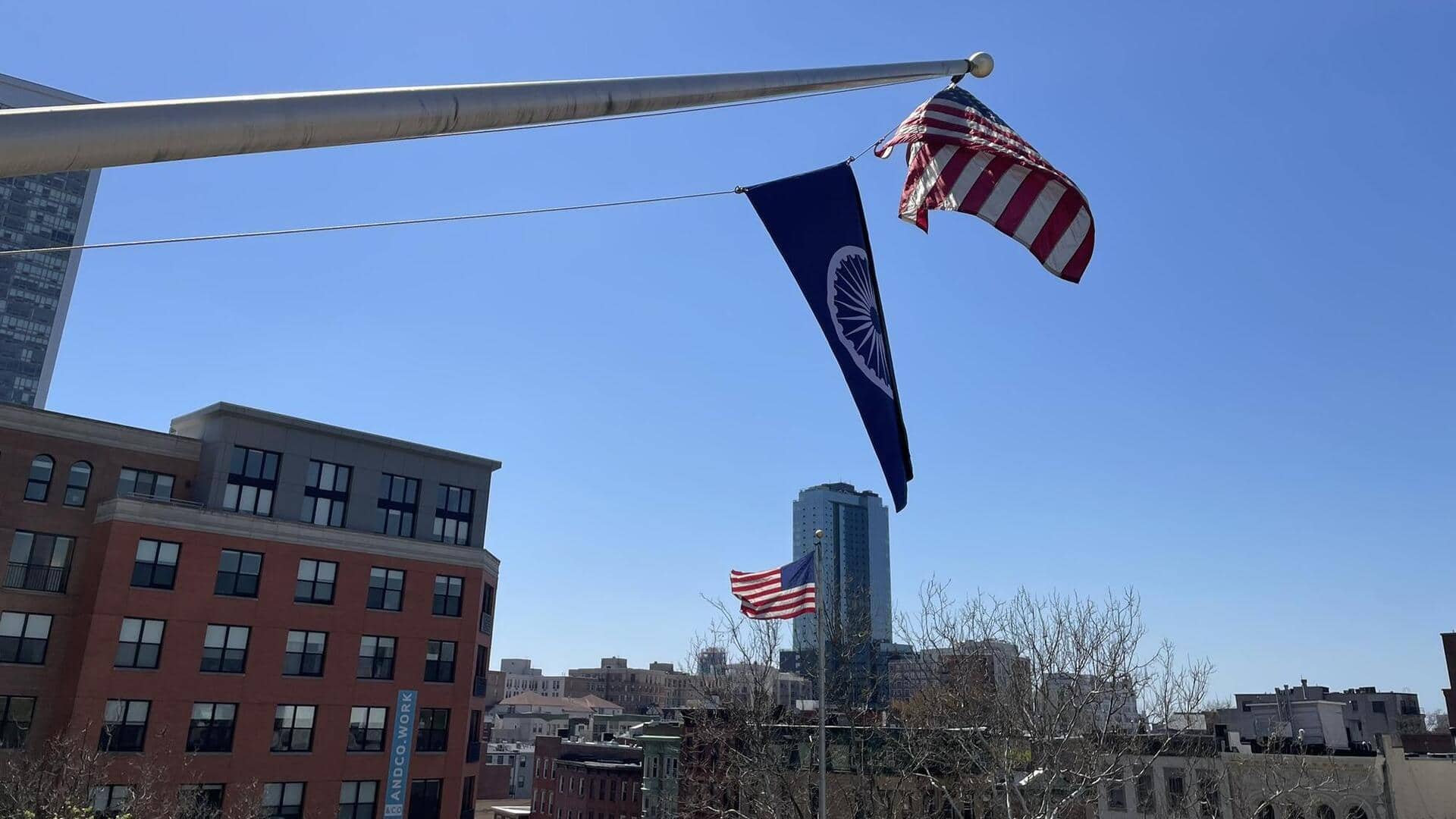 अमेरिका: अंबेडकर जयंती पर जर्सी में फहराया गया नीला झंडा, समानता दिवस मनाने की घोषणा