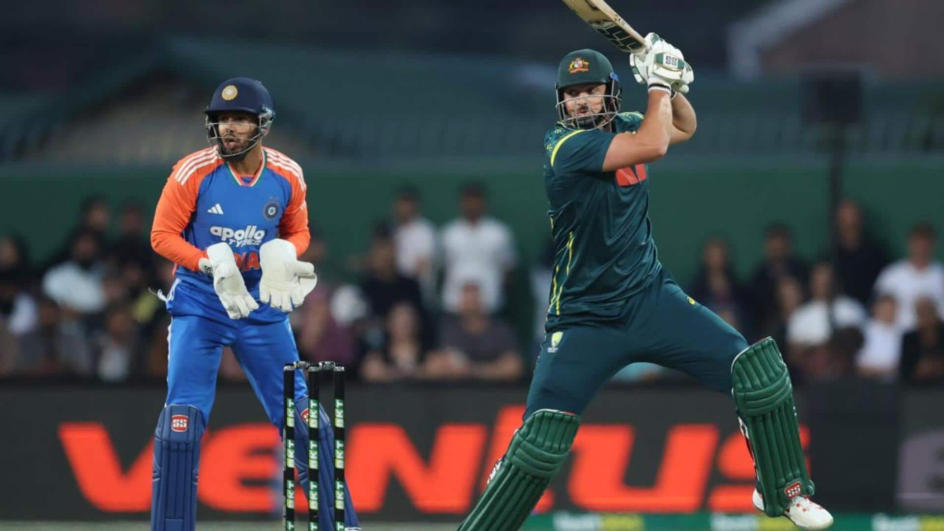 ऑस्ट्रेलिया बनाम भारत: टिम डेविड ने जड़ा 9वां टी-20 अंतरराष्ट्रीय अर्धशतक, जानिए उनके आंकड़े