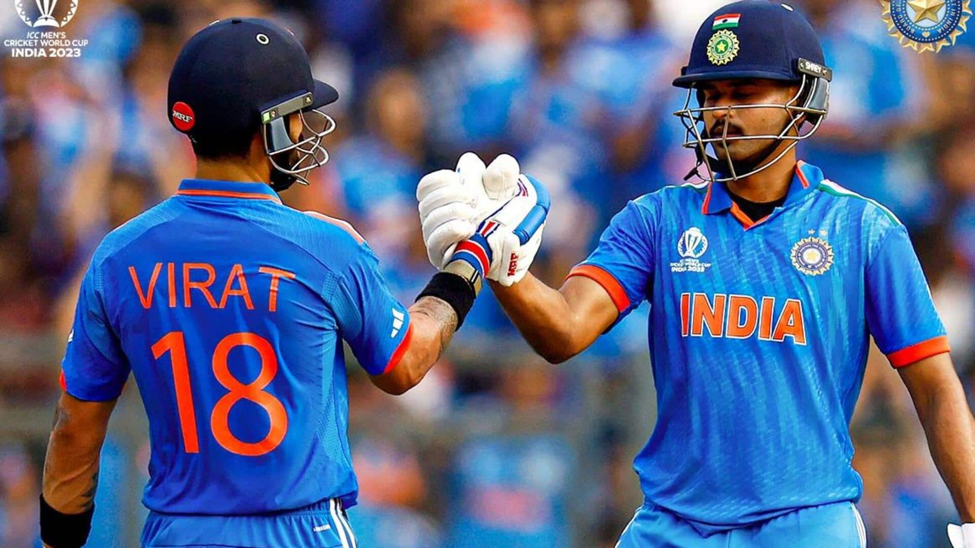 भारत बनाम न्यूजीलैंड: विराट कोहली और श्रेयस अय्यर के बीच 163 रनों की साझेदारी, बनाया रिकॉर्ड