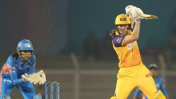 WPL: ताहलिया मैकग्राथ की शानदार बल्लेबाजी, मुंबई के खिलाफ जड़ा अर्धशतक 