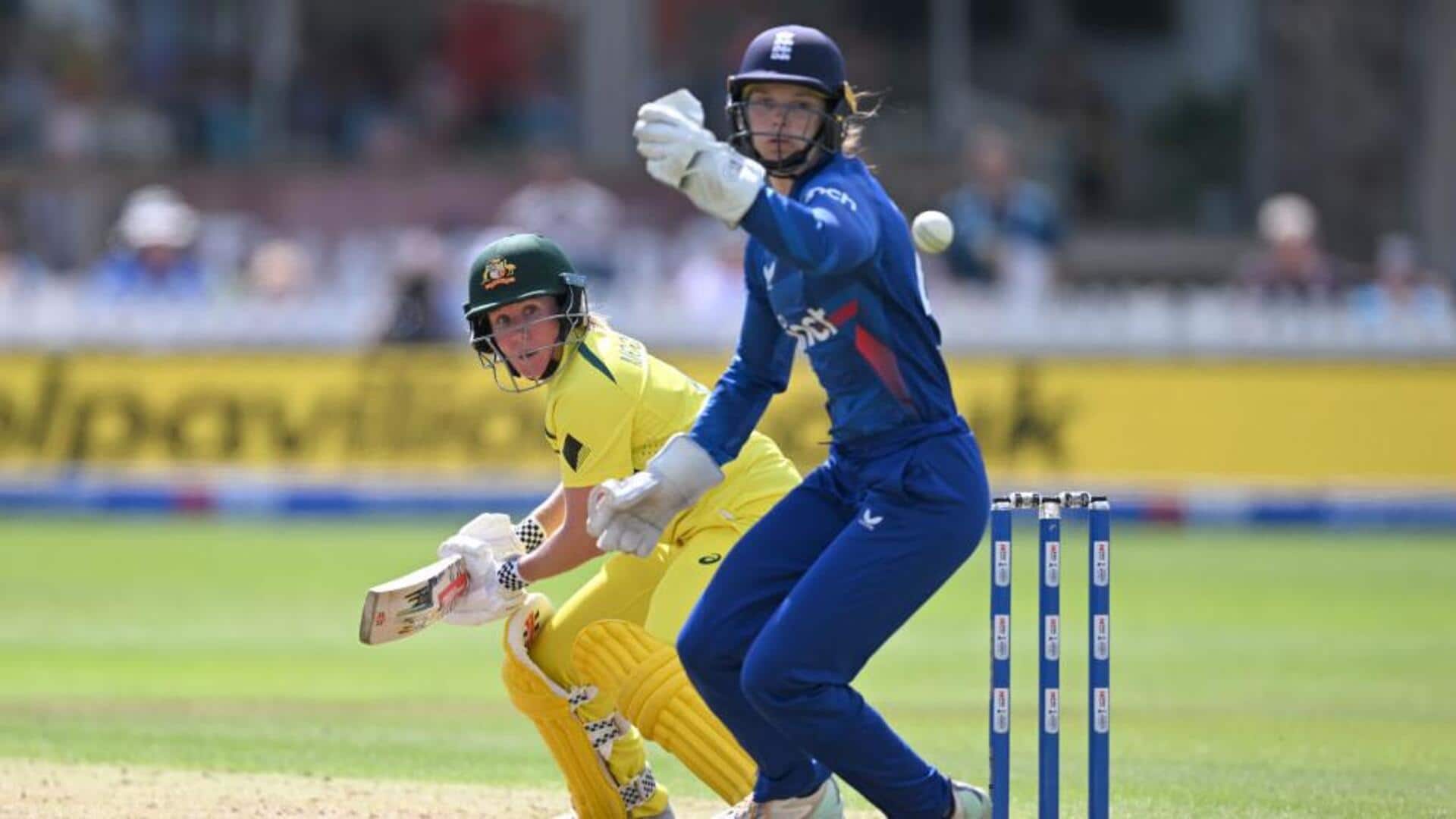 इंग्लैंड बनाम ऑस्ट्रेलिया: बेथ मूनी ने लगाया वनडे में 14वां अर्धशतक, पूरे किए अपने 2,000 रन 