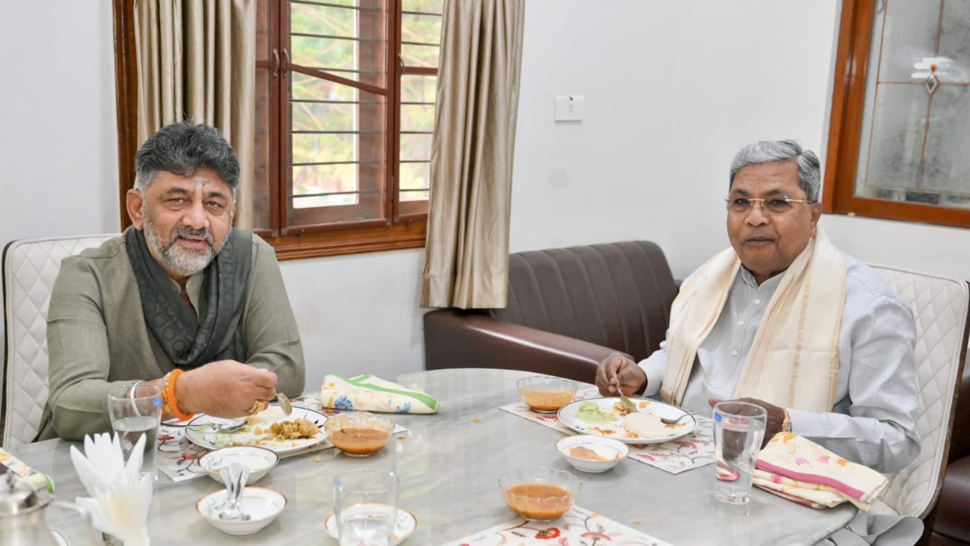 कर्नाटक: सिद्धारमैया और शिवकुमार के बीच हुई बैठक, मुख्यमंत्री बोले- हमारे बीच कोई मतभेद नहीं