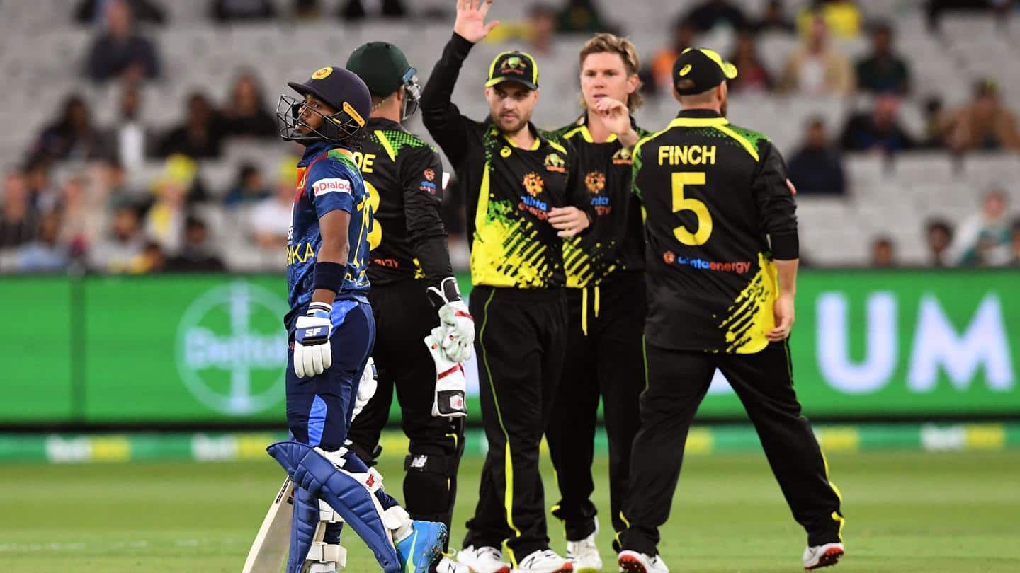 ऑस्ट्रेलिया ने लगातार चौथे टी-20 में श्रीलंका को हराया, ऐसा रहा मुकाबला