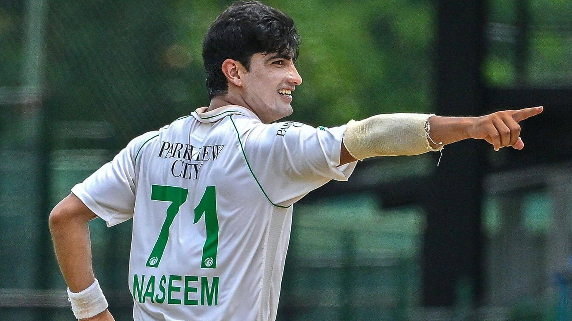 श्रीलंका बनाम पाकिस्तान: नसीम शाह ने टेस्ट करियर में पूरे किए 50 विकेट, जानिए उनके आंकड़े