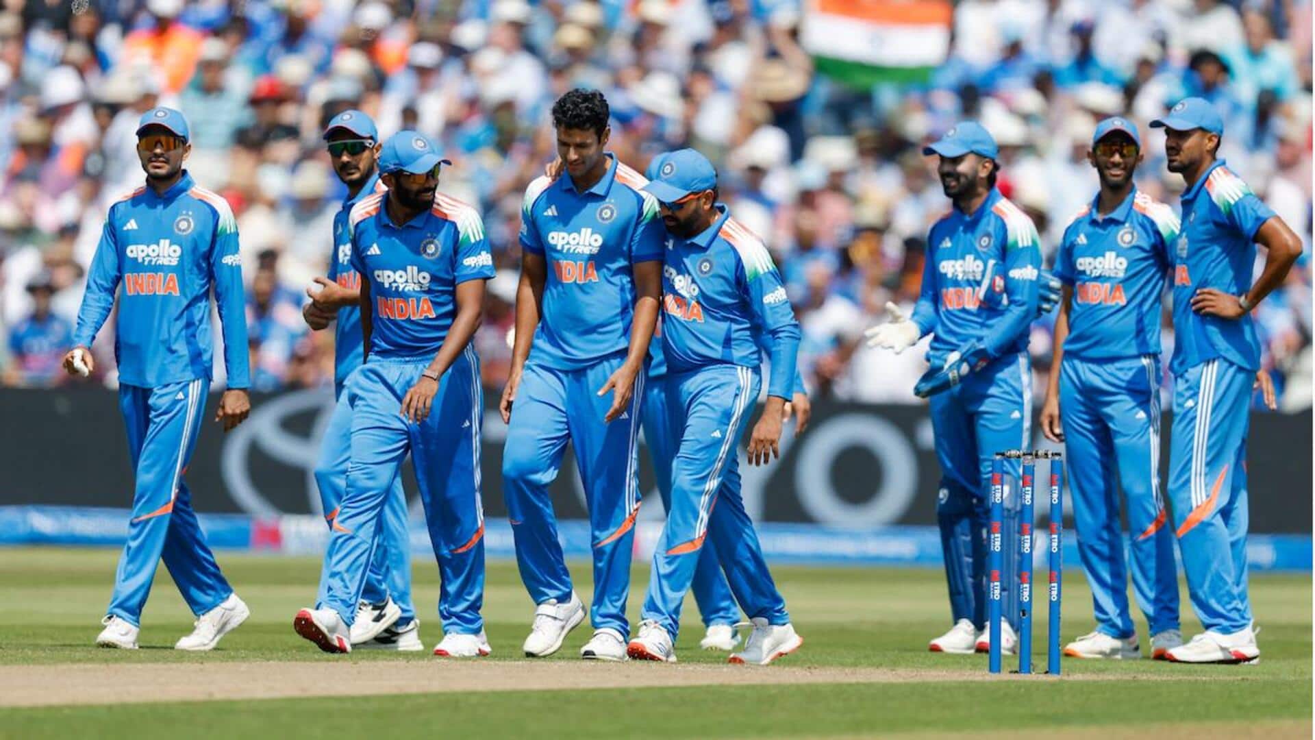 वनडे क्रिकेट के इतिहास में वेस्टइंडीज के खिलाफ भारत के सबसे छोटे टीम स्कोर