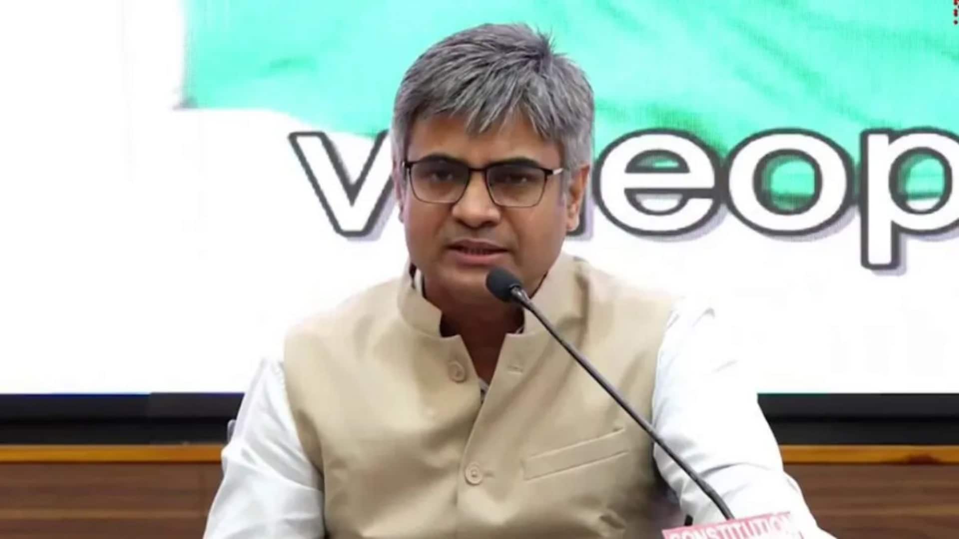 AAP से भाजपा में गए संदीप पाठक के खिलाफ FIR, पुलिस पहुंची तो पिछले दरवाजे से भागे