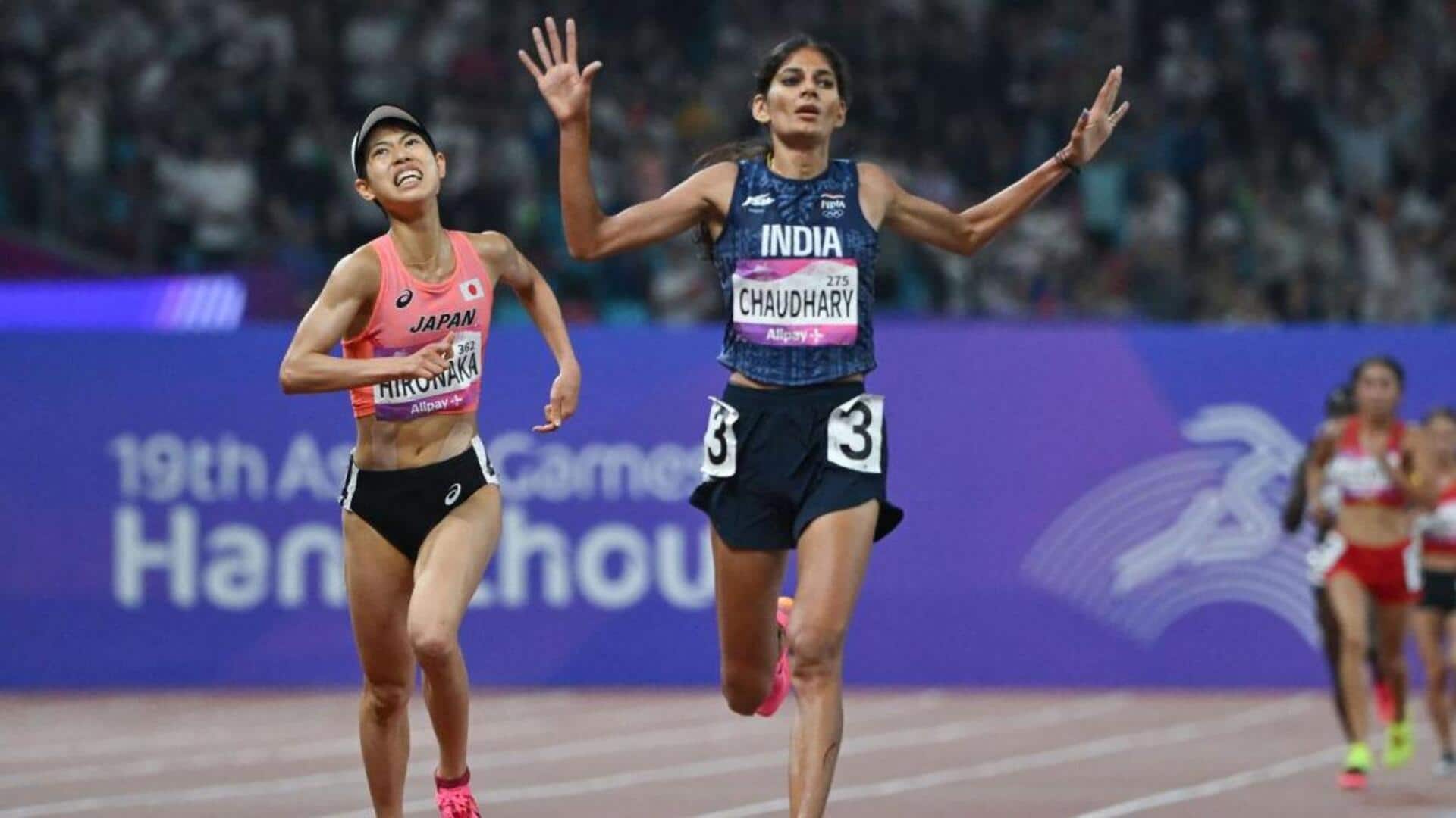 एशियाई खेल: पारुल चौधरी ने महिलाओं की 5,000 मीटर दौड़ में जीता सोना