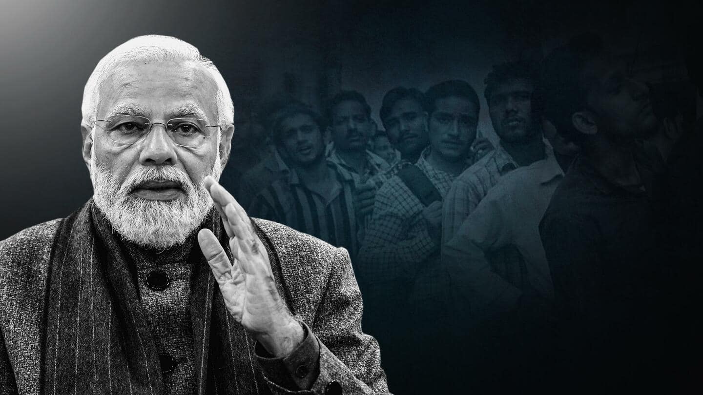 प्रधानमंत्री मोदी का डेढ़ साल के अंदर 10 लाख लोगों को नौकरी देने का निर्देश