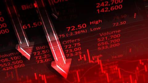 आज भारी गिरावट के साथ बंद हुआ शेयर बाजार, सेंसेक्स 503 अंक टूटा