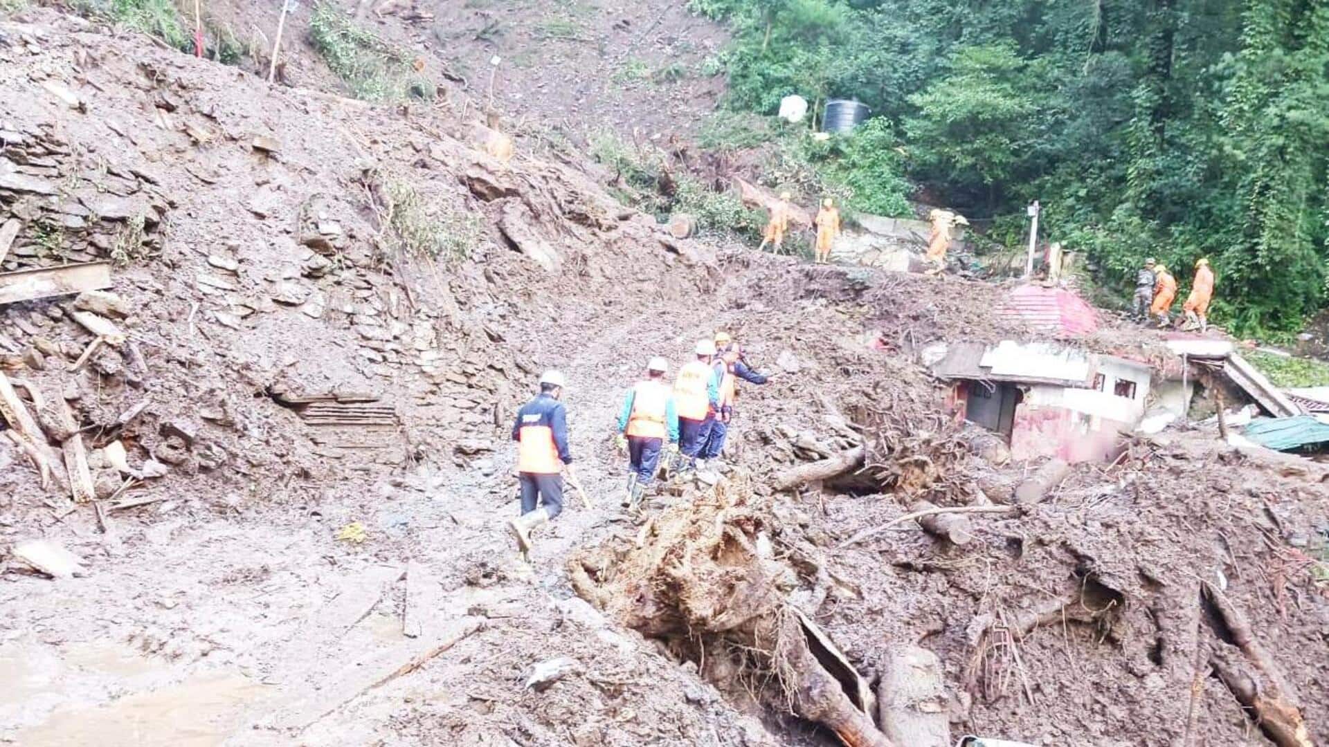 हिमाचल प्रदेश: सुबाथू में बादल फटने से वाहन बहे, बद्दी में पुल ढहने से संपर्क प्रभावित