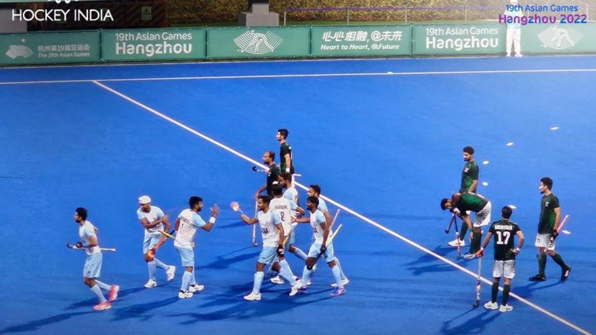 एशियाई खेल, हॉकी: भारत ने पाकिस्तान को रिकॉर्ड अंतर से हराया, सेमीफाइनल में बनाई जगह