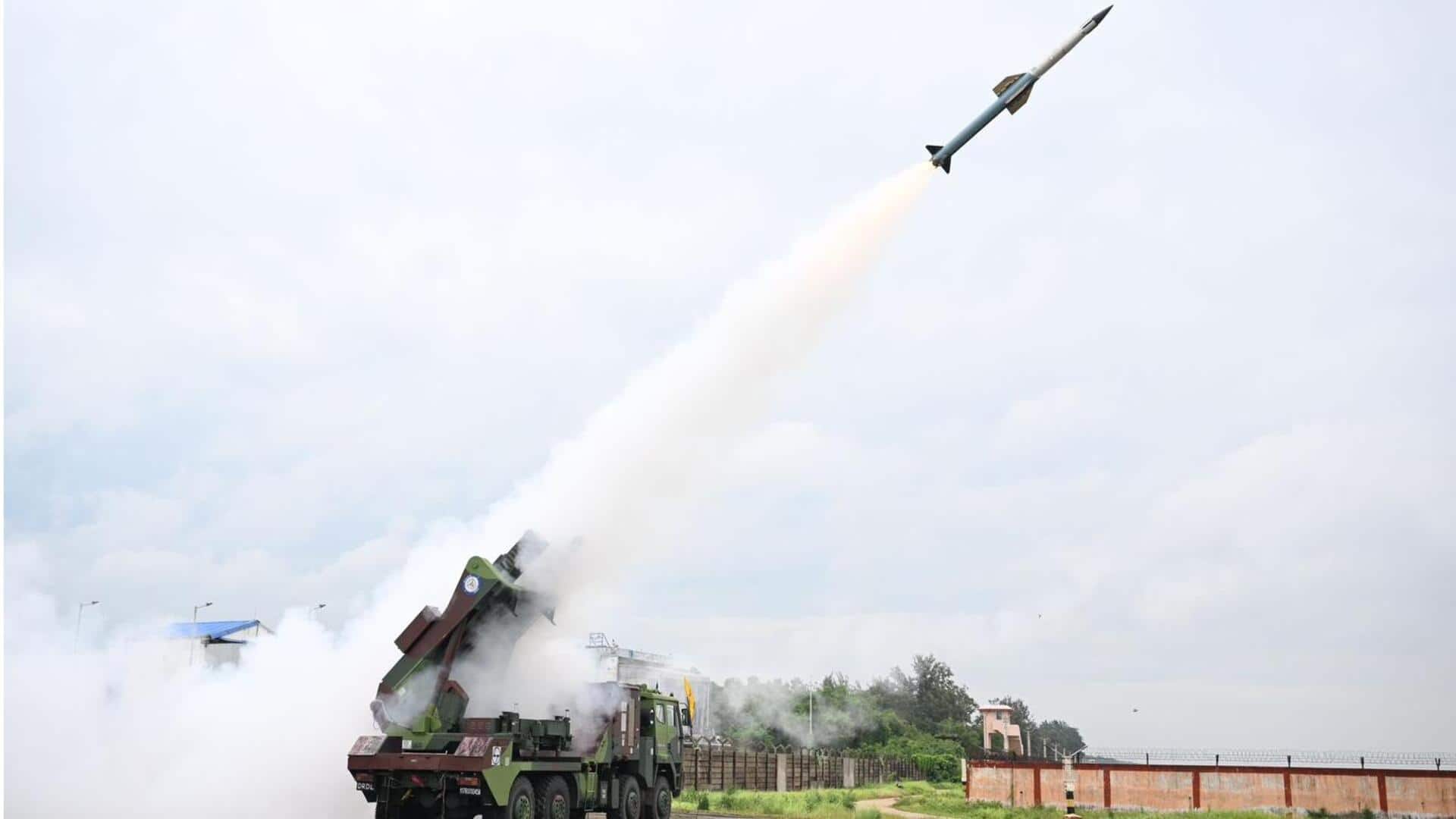 DRDO ने किया वायु रक्षा प्रणाली का सफल परीक्षण, रक्षा मंत्री ने दी बधाई DRDO ने किया वायु रक्षा प्रणाली का सफल परीक्षण, रक्षा मंत्री ने दी बधाई