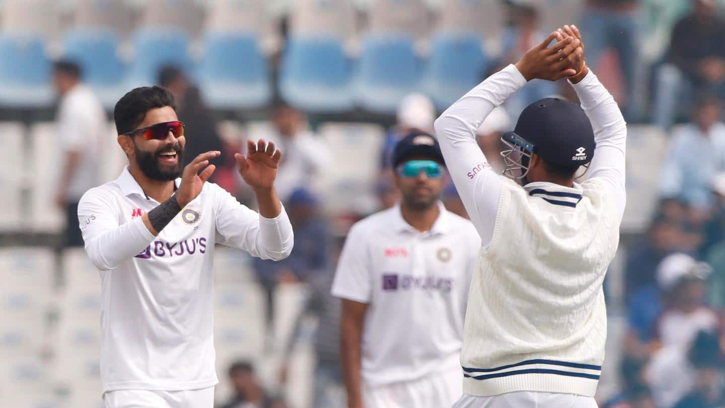 भारतीय ऑलराउंडर रविंद्र जडेजा ने मोहाली टेस्ट में बनाए ये दिलचस्प रिकार्ड्स
