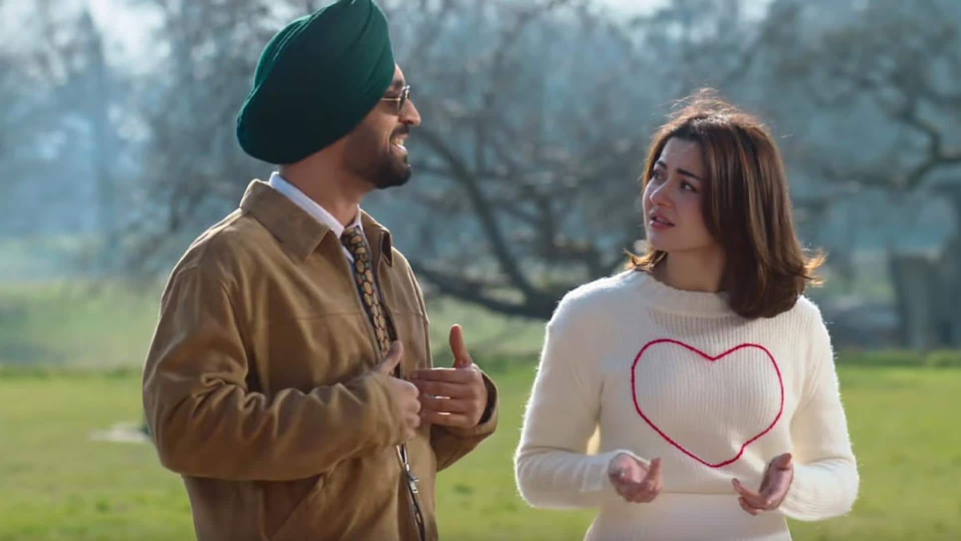 दिलजीत दोसांझ की 'सरदार जी 3' के ट्रेलर में दिखीं हानिया आमिर की झलक, भड़के लोग दिलजीत दोसांझ की 'सरदार जी 3' के ट्रेलर में दिखीं हानिया आमिर की झलक, भड़के लोग