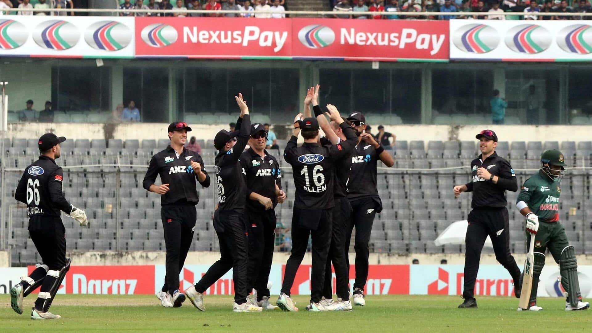 न्यूजीलैंड ने बांग्लादेश में 15 साल बाद जीती वनडे सीरीज, ये बने रिकॉर्ड्स 