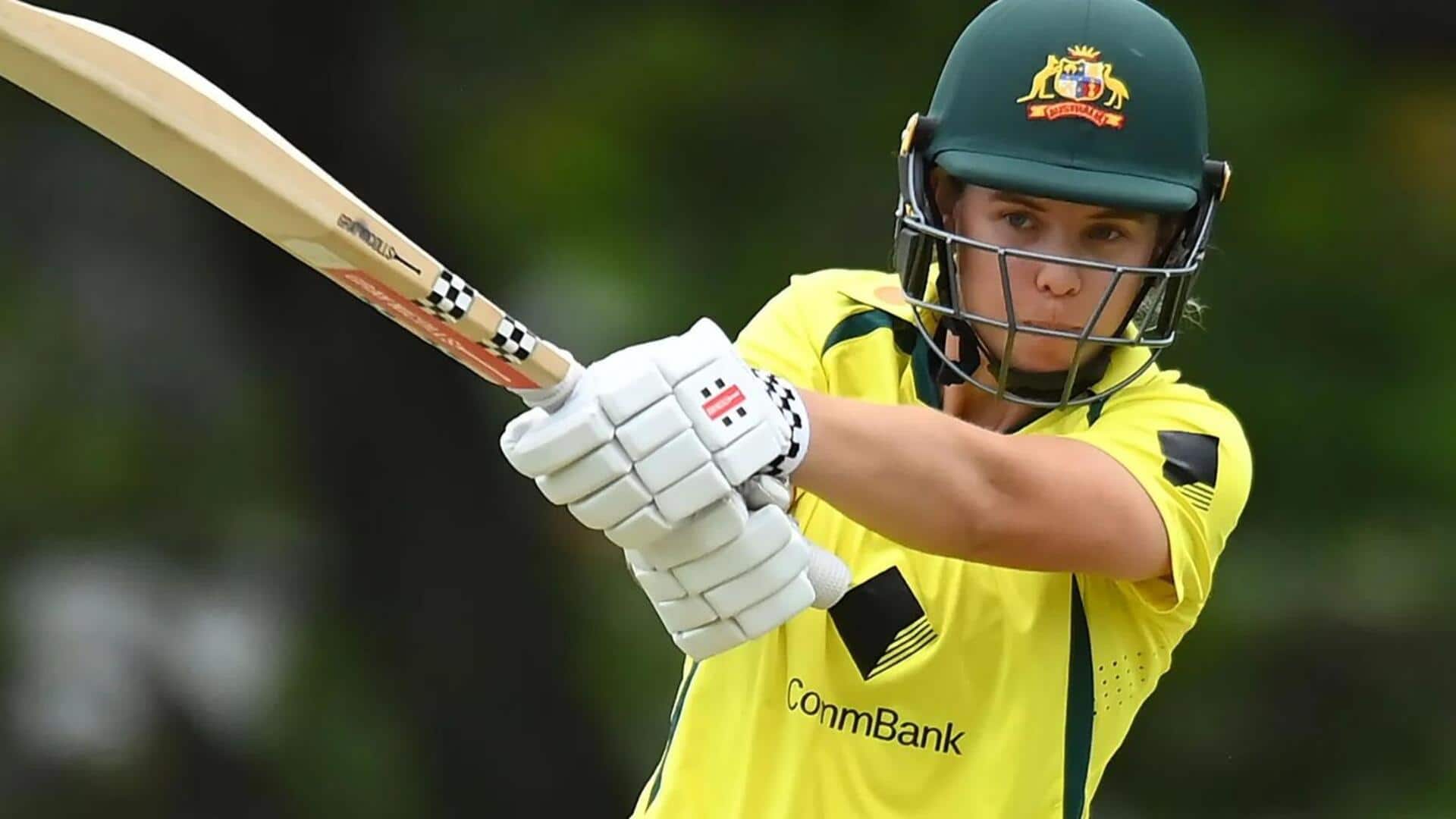 महिला क्रिकेट, भारत बनाम ऑस्ट्रेलिया: फोएबे लिचफील्ड ने वनडे करियर का दूसरा शतक लगाया