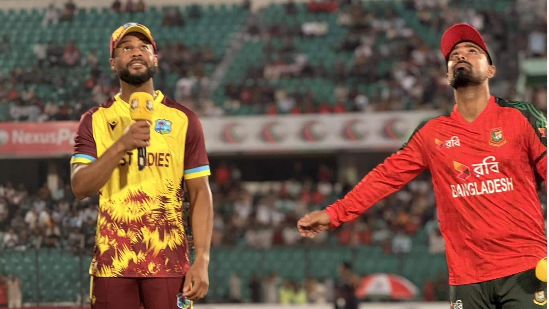 वेस्टइंडीज ने पहले टी-20 मैच में बांग्लादेश को हराया, ये बने रिकॉर्ड्स