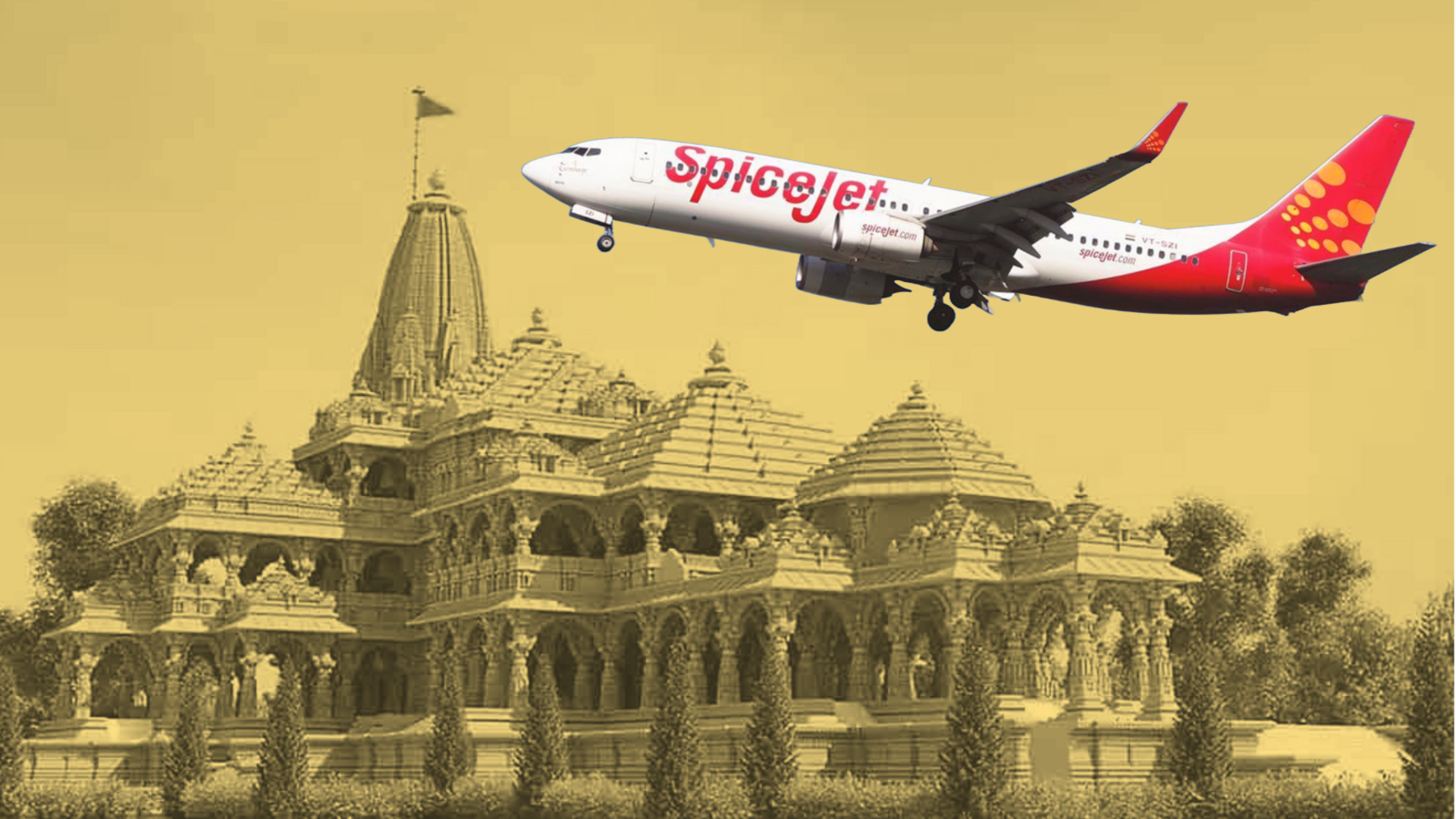 राम मंदिर कार्यक्रम: स्पाइसजेट की विशेष सेल, 1,622 रुपये में मिल रही अयोध्या की हवाई टिकट