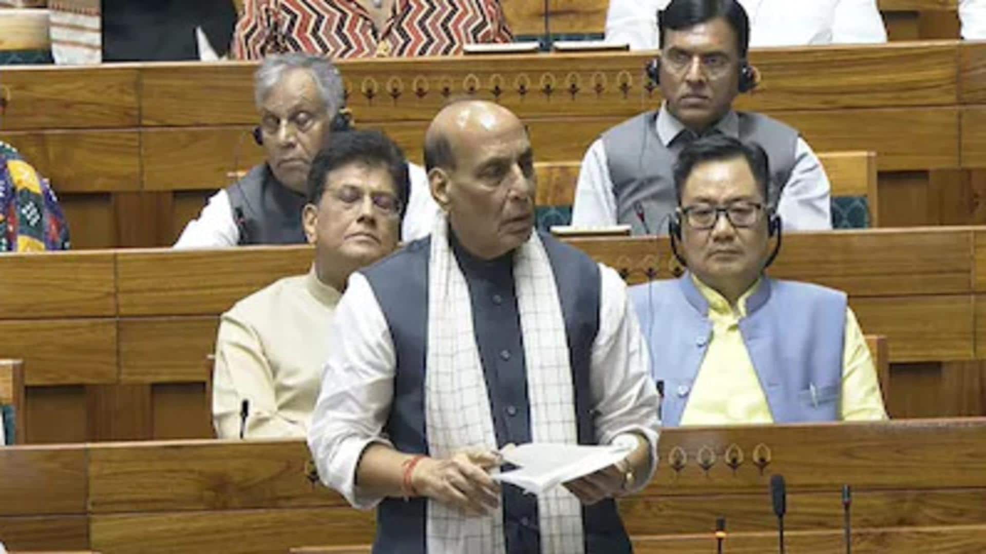 'ऑपरेशन सिंदूर' पर बहस शुरू, राजनाथ बोले- 22 मिनट में ढेर किए 100 से ज्यादा आतंकवादी