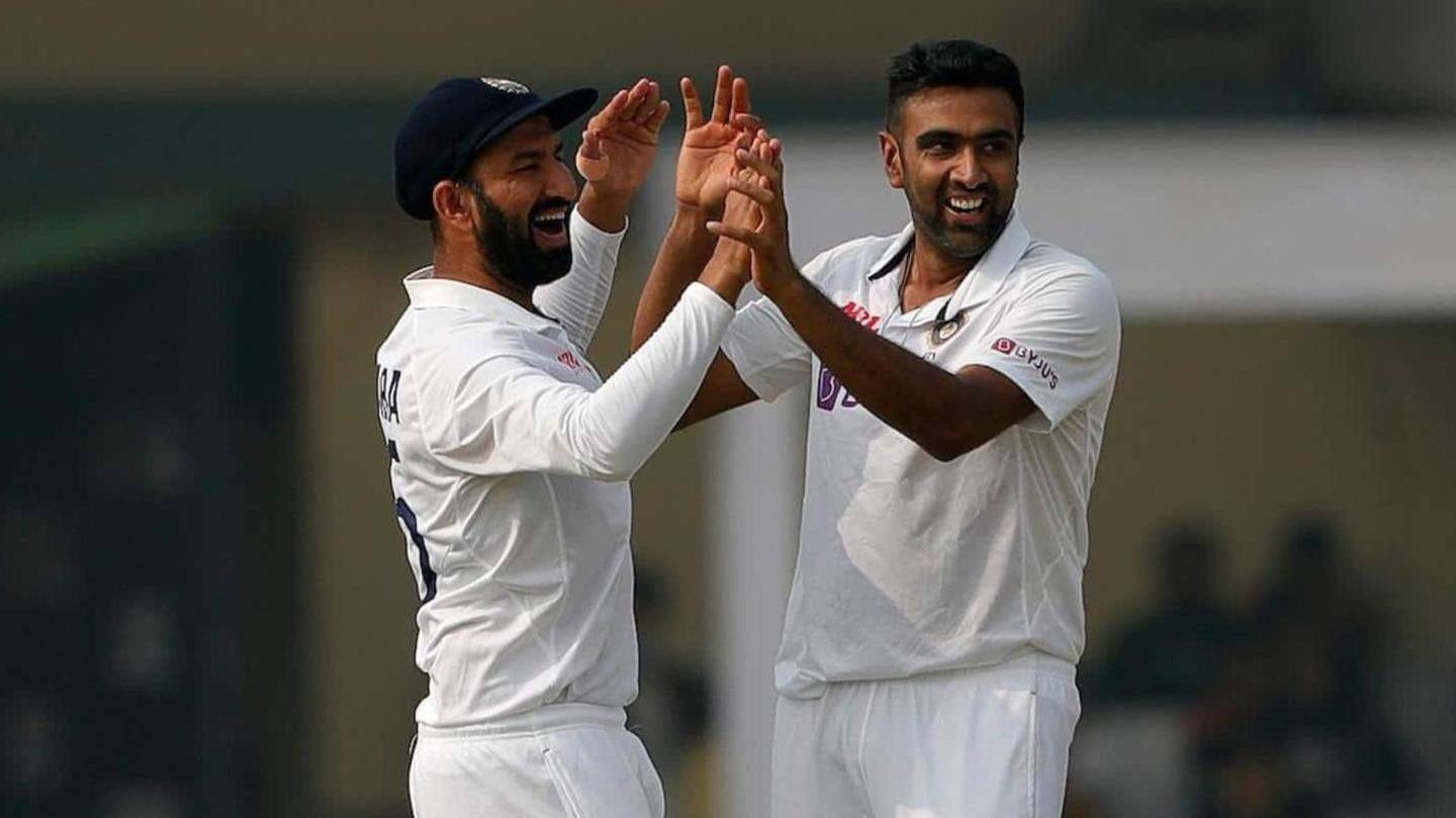 टेस्ट विकेटों के मामले में हरभजन से आगे निकले अश्विन टेस्ट विकेटों के मामले में हरभजन से आगे निकले अश्विन