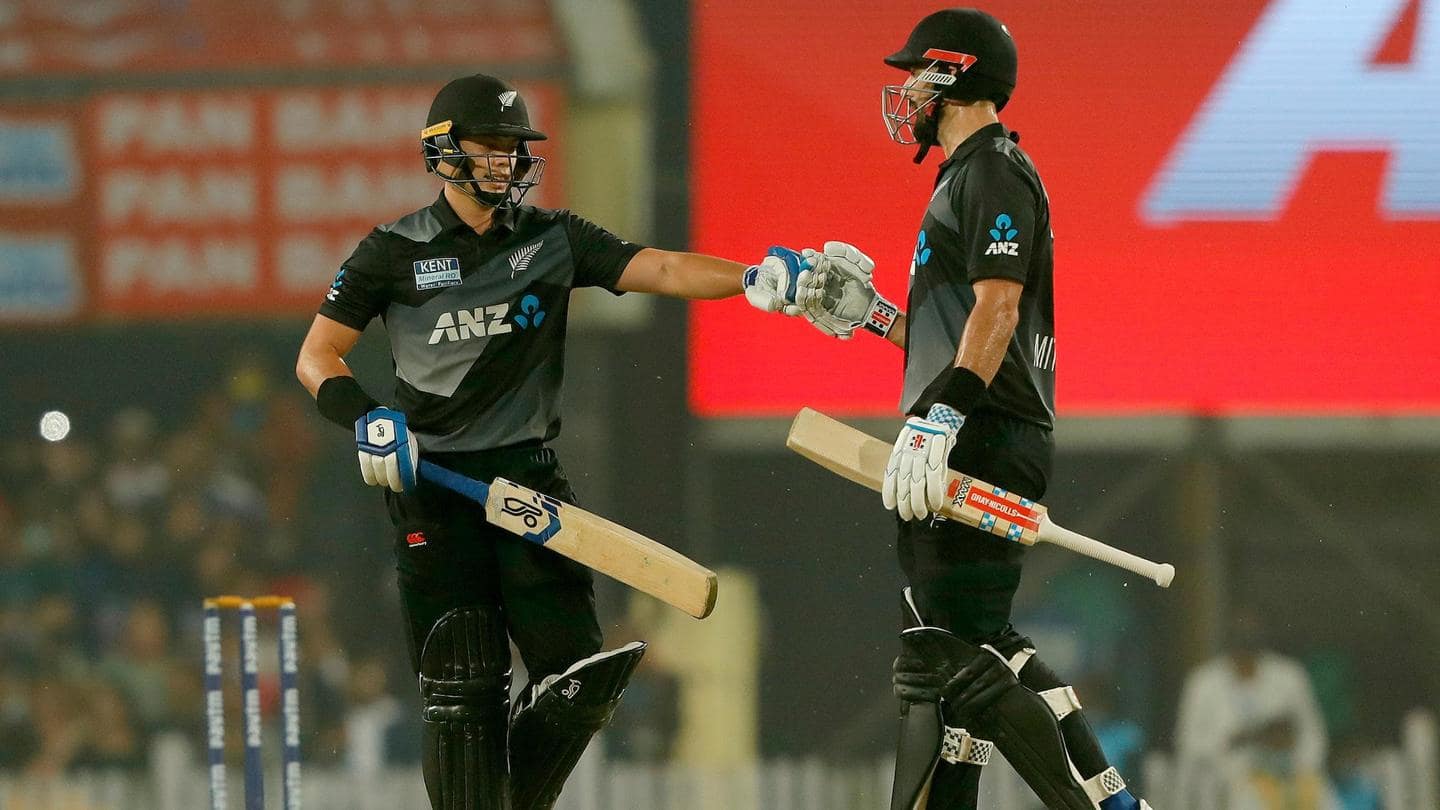 भारत बनाम न्यूजीलैंड, दूसरा टी-20: भारत को मिला 154 रनों का लक्ष्य, हर्षल की बेहतरीन गेंदबाजी