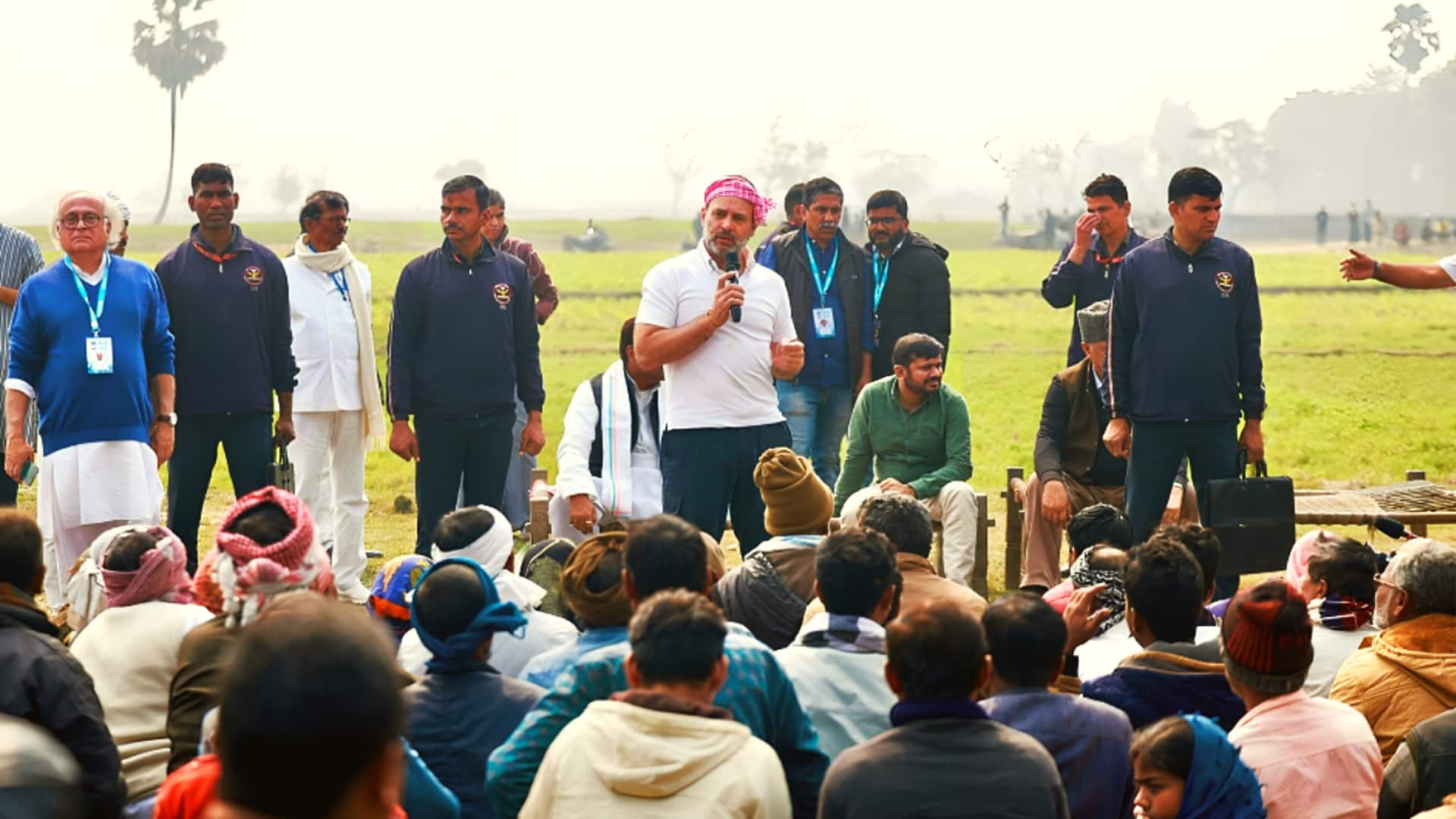 भारत जोड़ो न्याय यात्रा: राहुल गांधी ने बिहार में लगाई किसान चौपाल, सरकार पर निशाना साधा